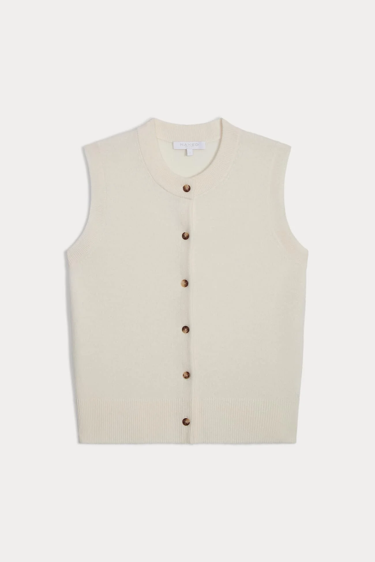 EMMALINE BUTTON-UP CASHMERE SWEATER VEST - Image 18