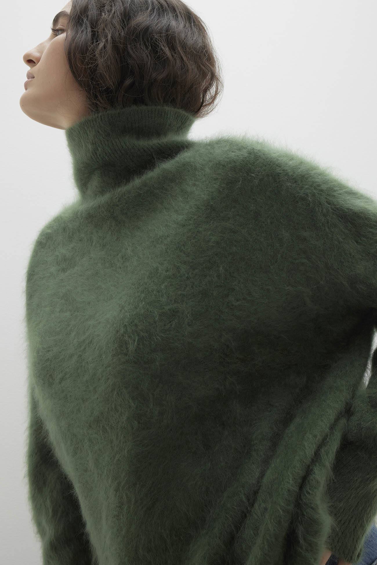 ETHEL BRUSHED CASHMERE TURTLENECK SWEATER - Image 4