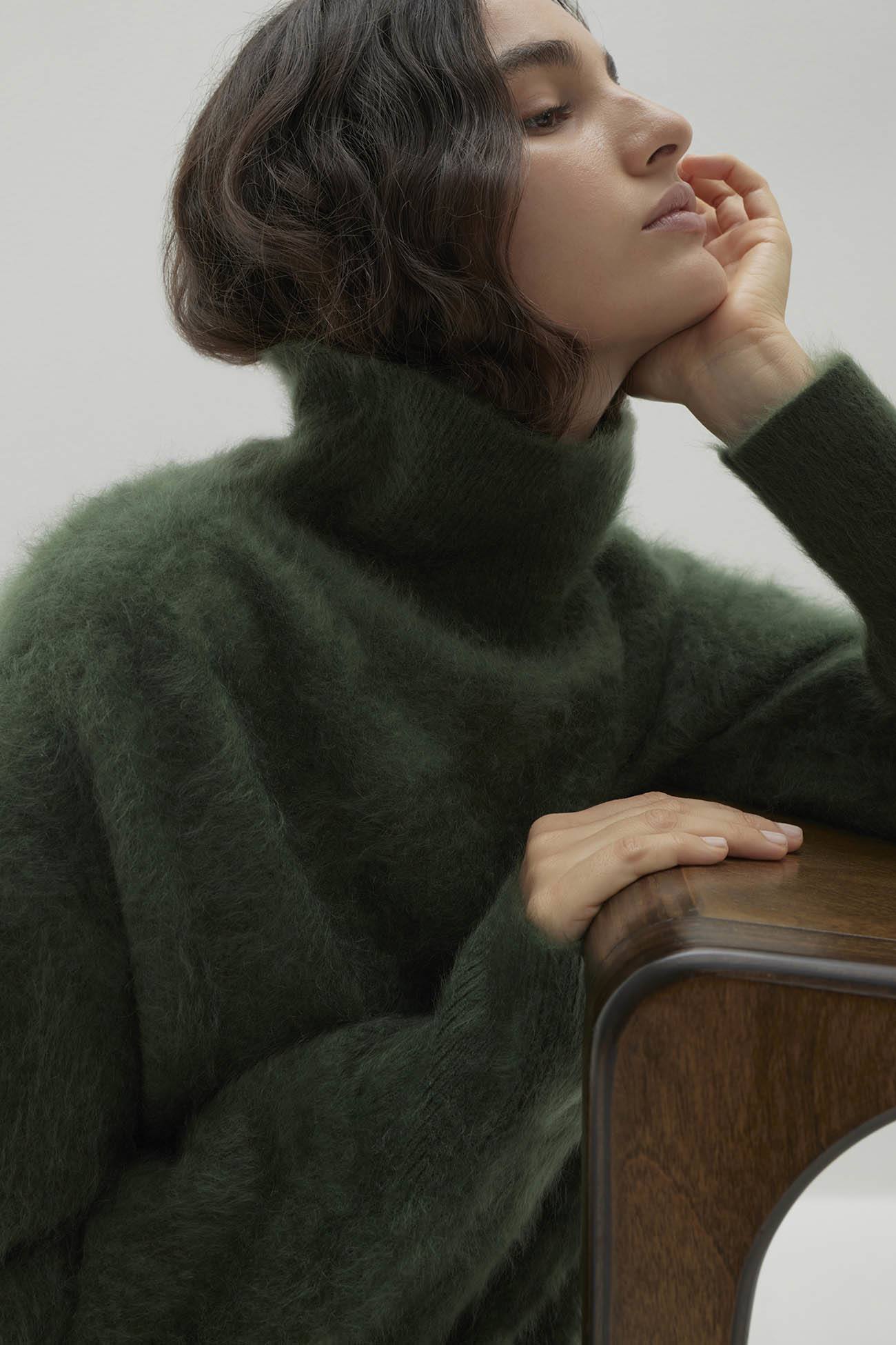 ETHEL BRUSHED CASHMERE TURTLENECK SWEATER - Image 5