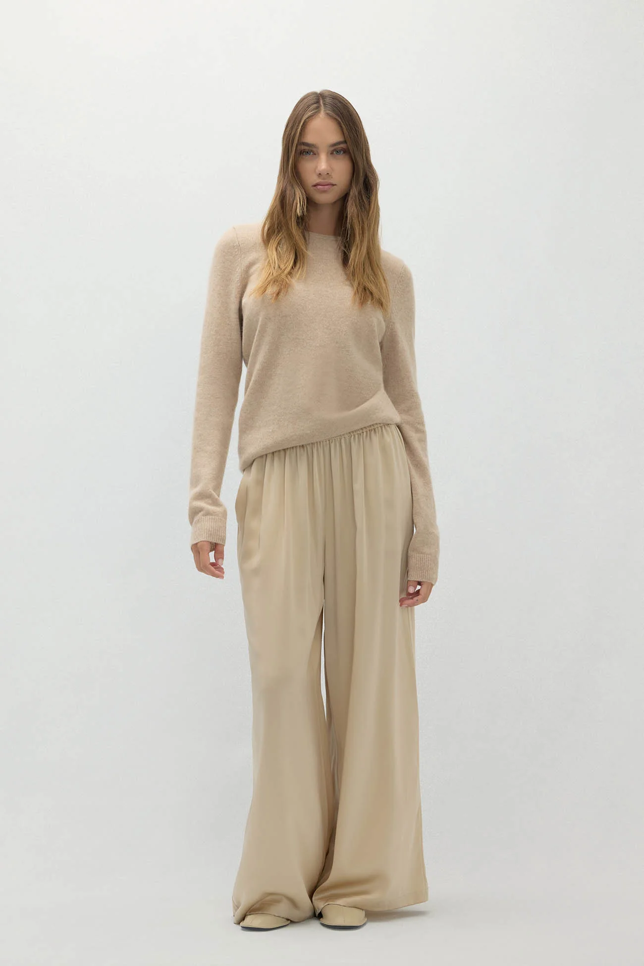 EVAN SILK WIDE LEG PANT | 30" INSEAM - Image 12
