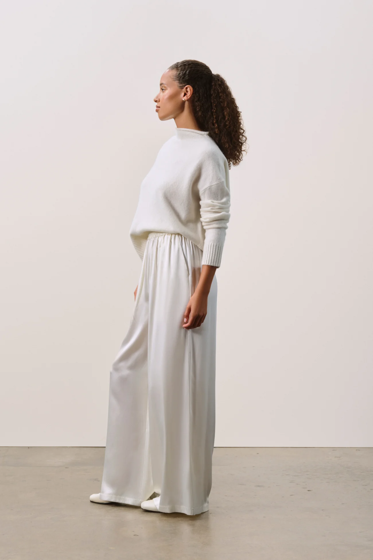 EVAN SILK WIDE LEG PANT | 30" INSEAM - Image 28