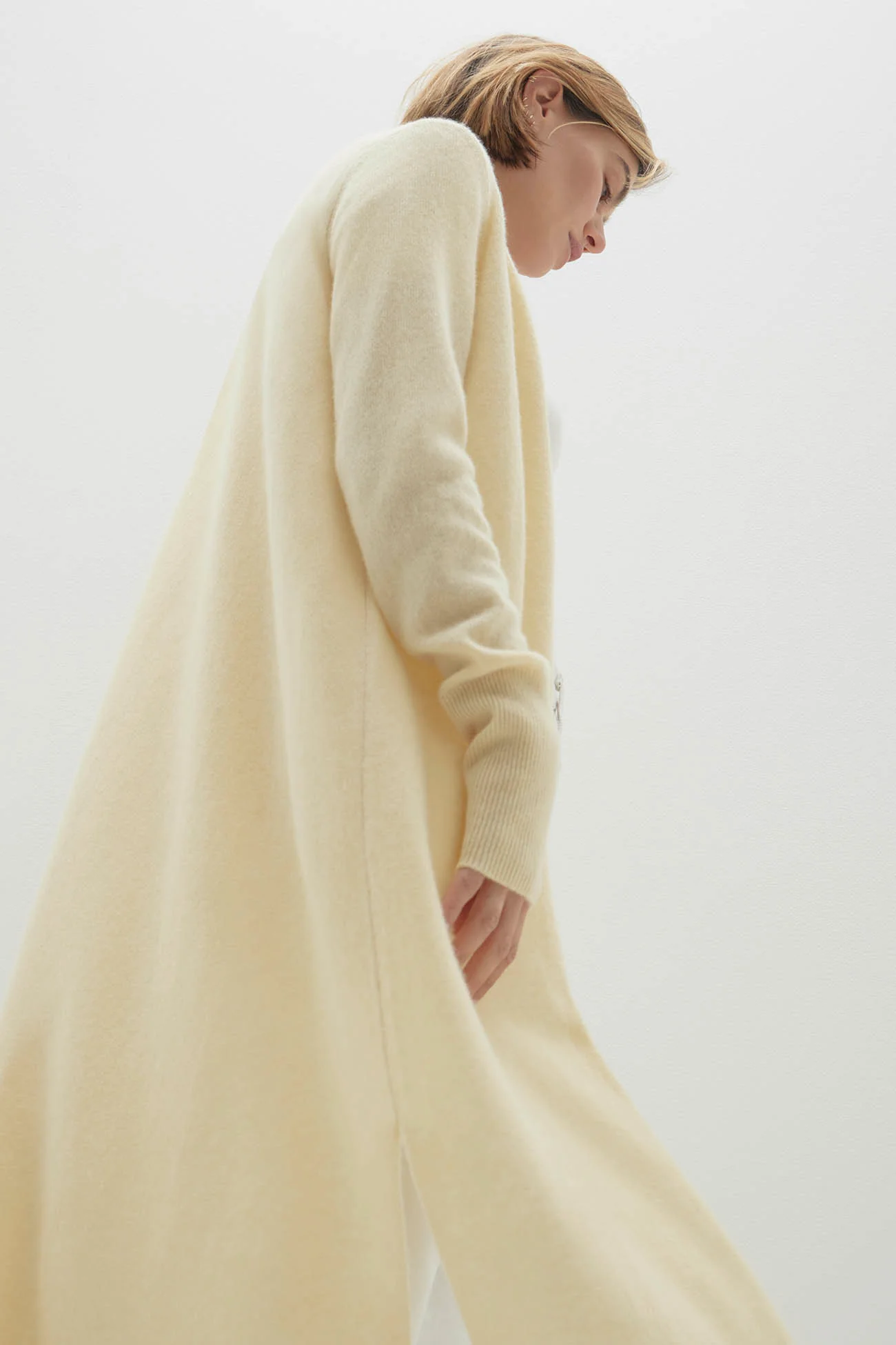 FAYE LONGLINE CASHMERE CARDIGAN - Image 23
