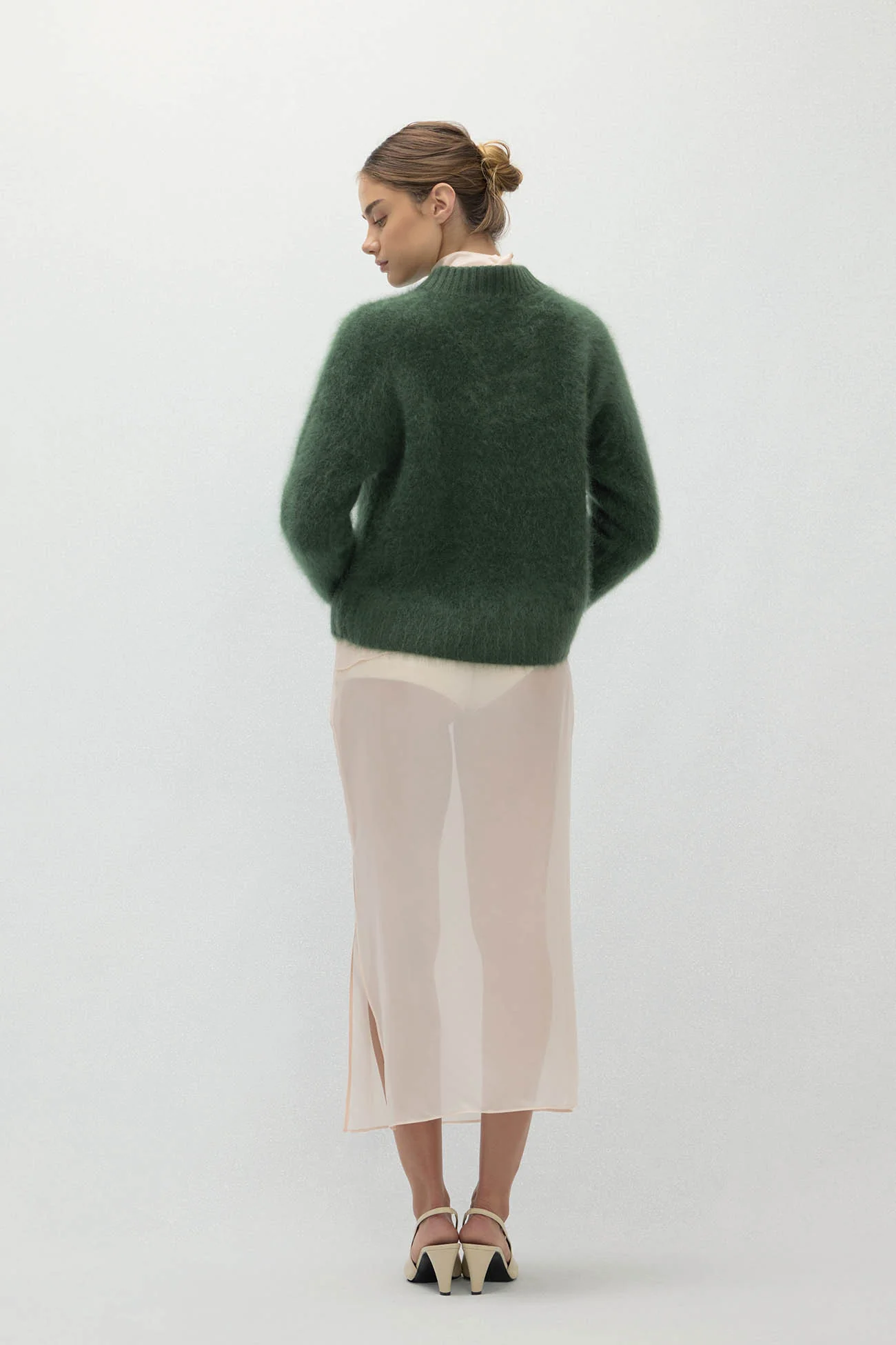 FEDERICA BRUSHED CASHMERE CREWNECK - Image 10