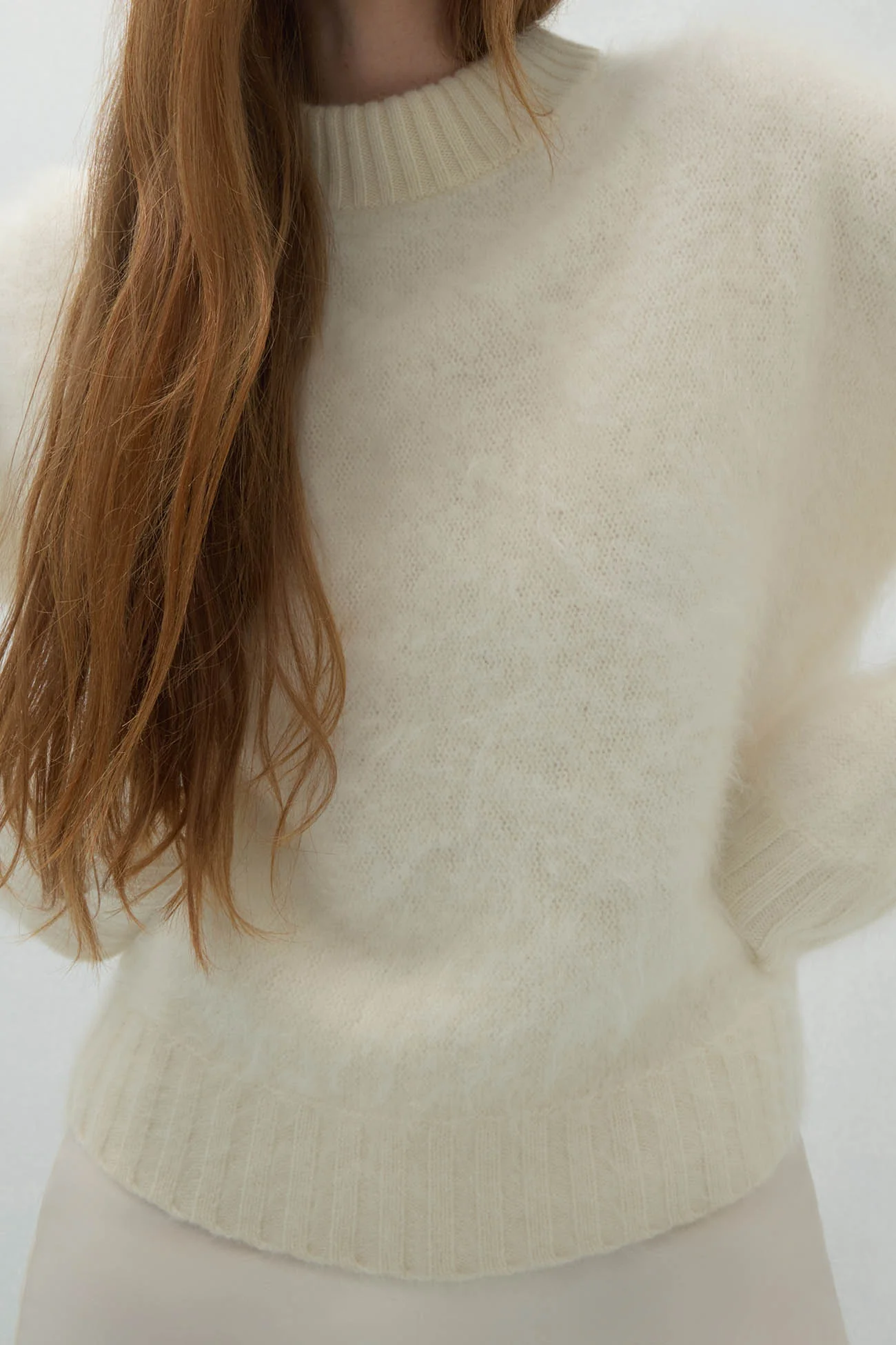 FEDERICA BRUSHED CASHMERE CREWNECK - Image 4