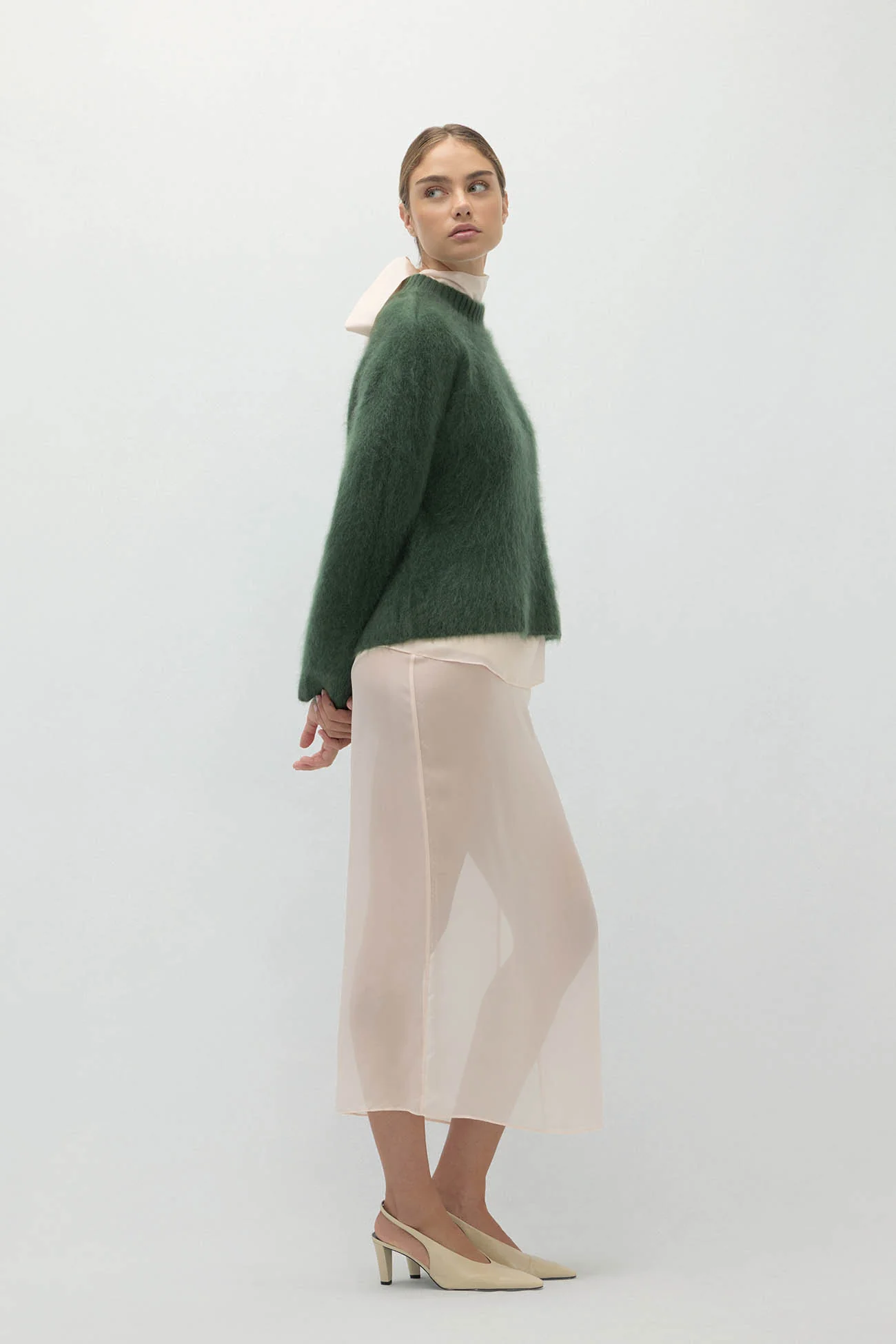 FEDERICA BRUSHED CASHMERE CREWNECK - Image 8