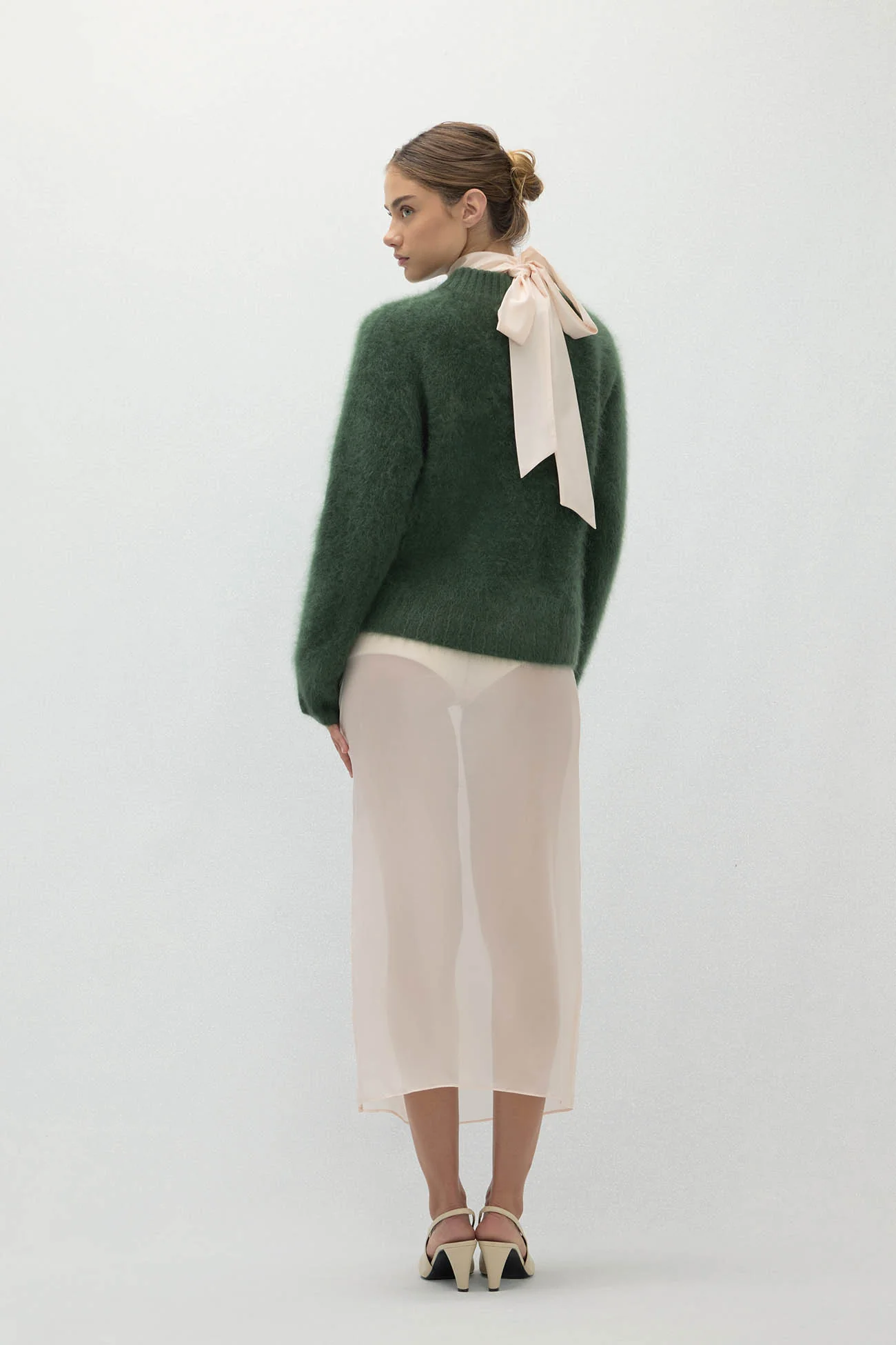 FEDERICA BRUSHED CASHMERE CREWNECK - Image 9