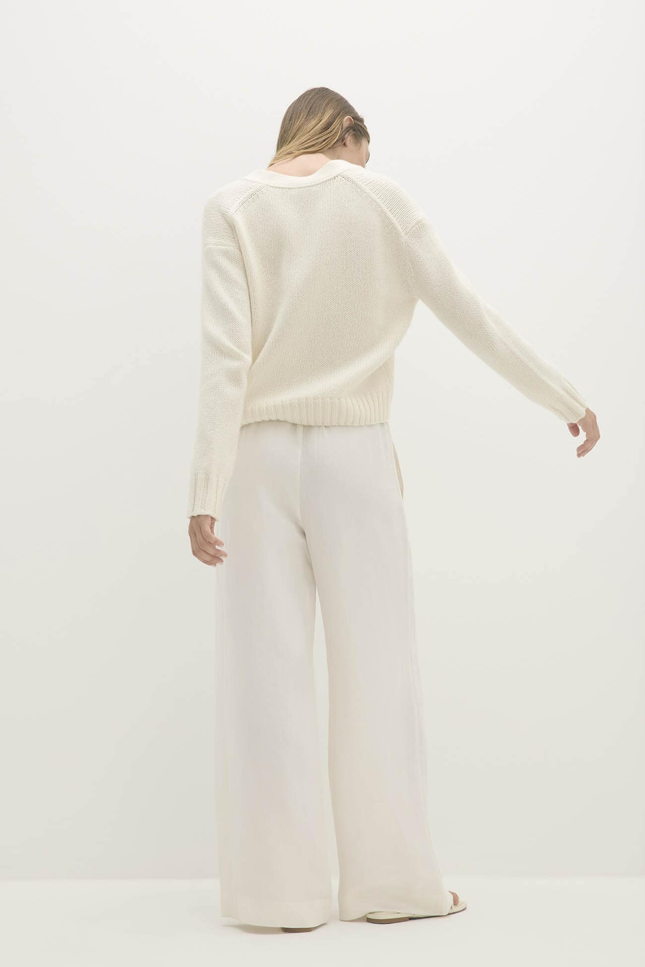 GENEVIEVE ORGANIC CASHMERE BLEND CARDIGAN - Image 10