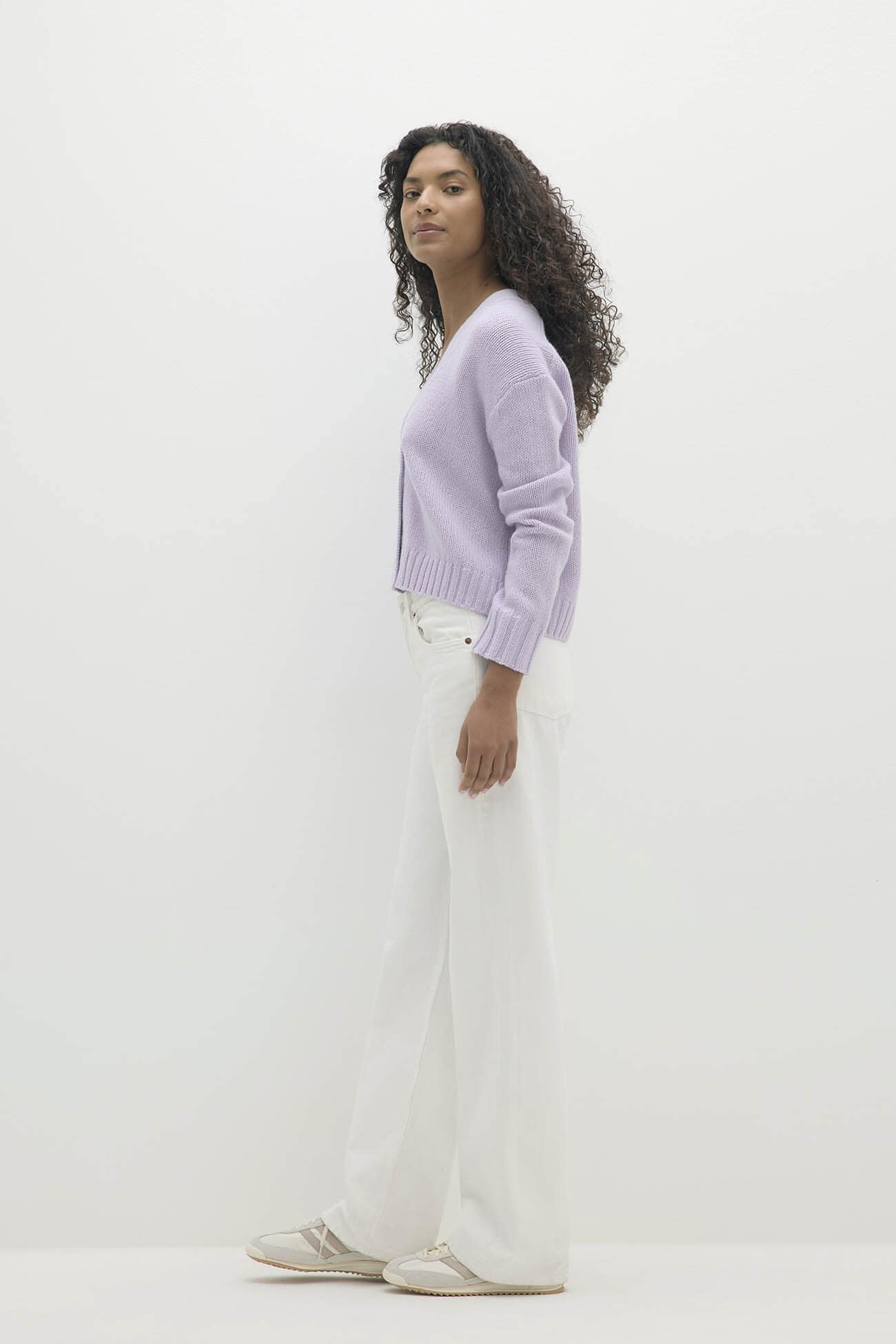 GENEVIEVE ORGANIC CASHMERE BLEND CARDIGAN - Image 14