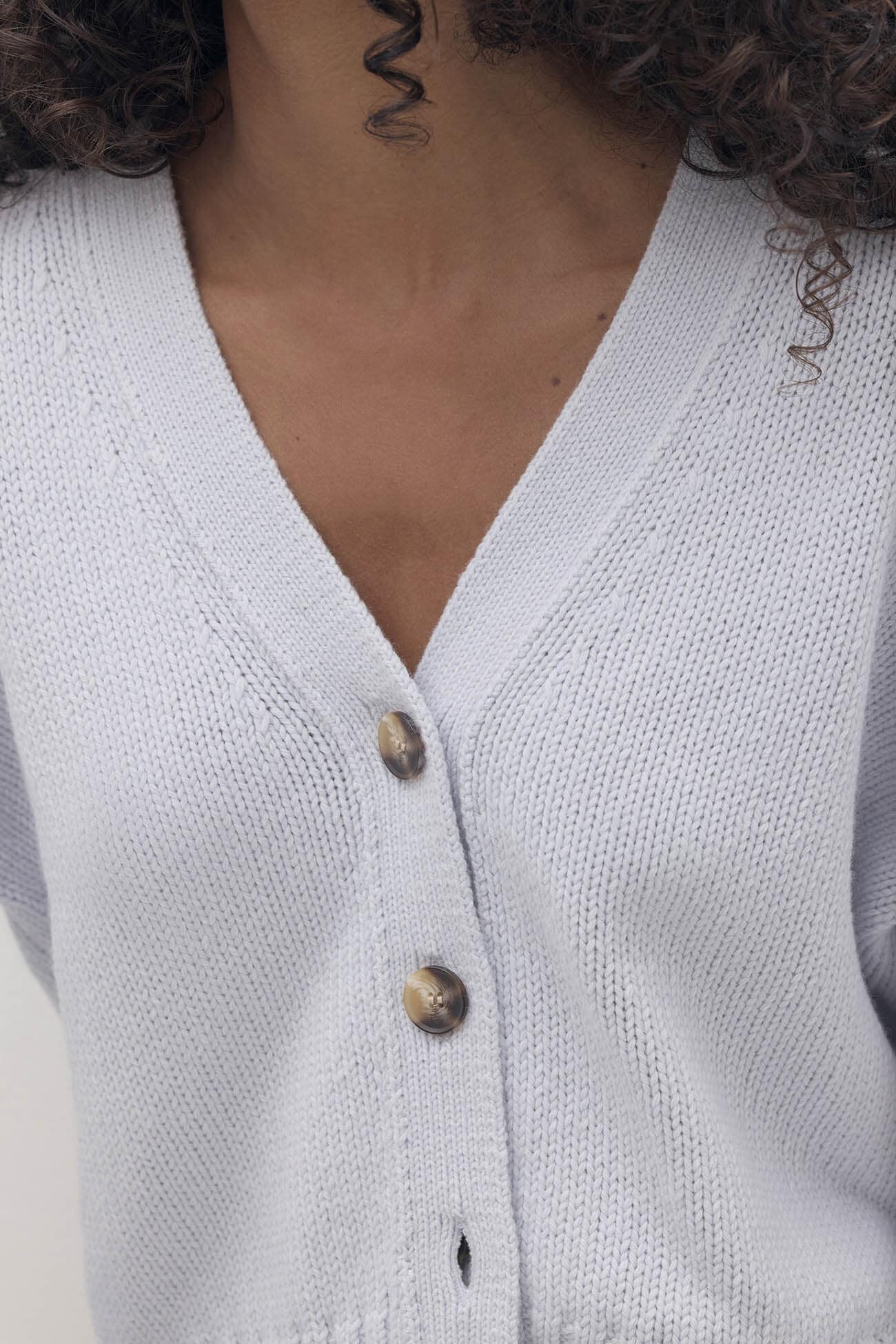 GENEVIEVE ORGANIC CASHMERE BLEND CARDIGAN - Image 5