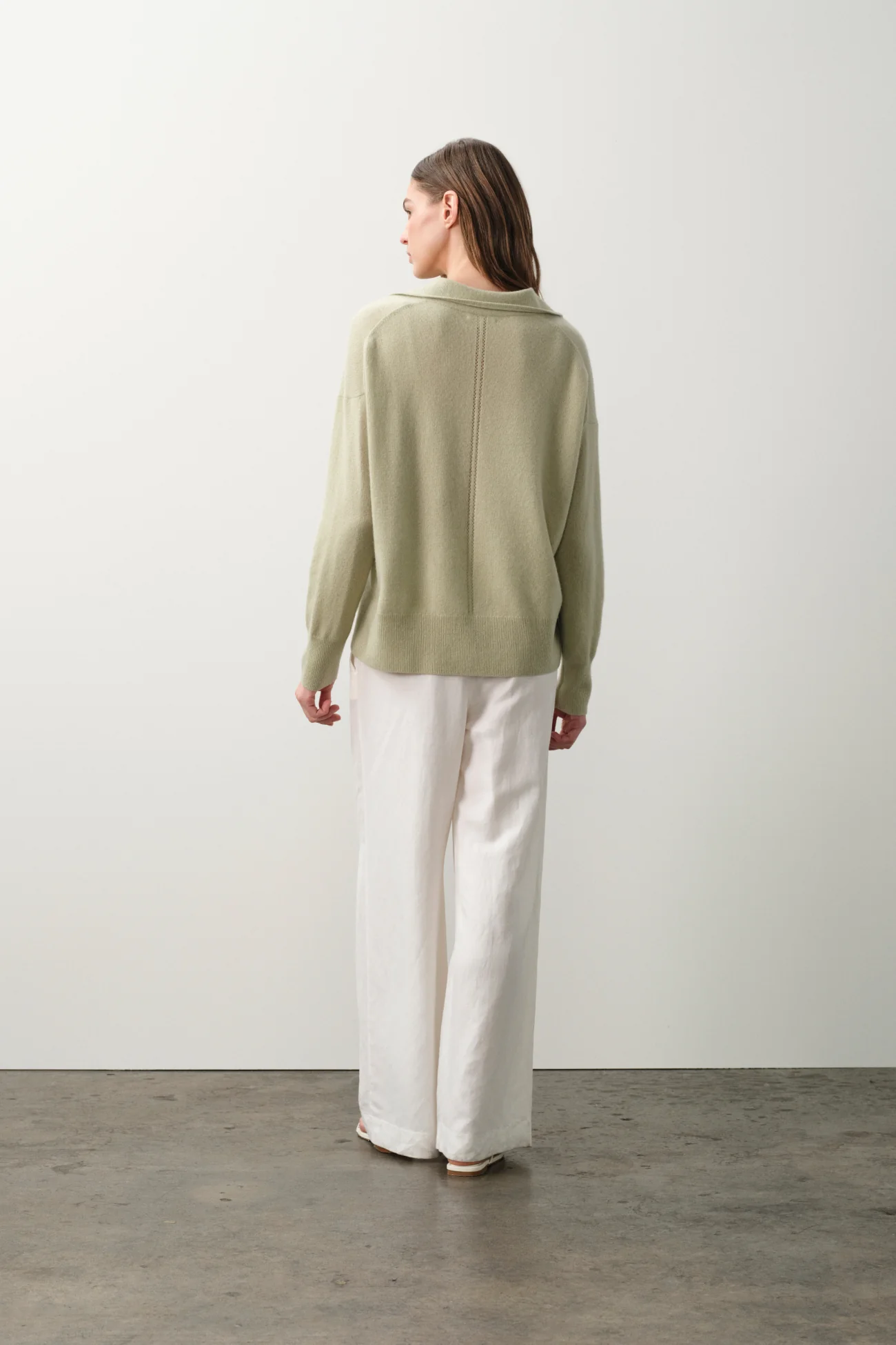 IMOGEN FEATHERWEIGHT CASHMERE POLO - Image 4