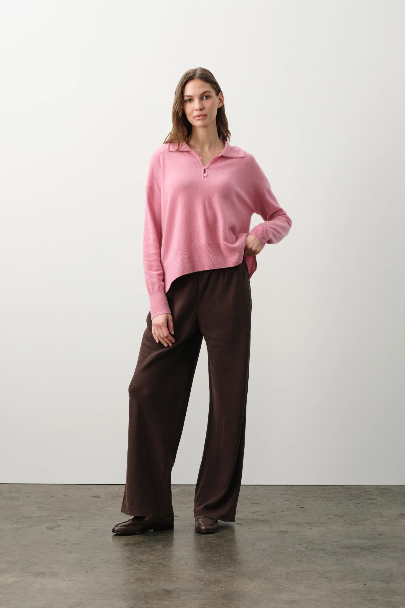 IMOGEN FEATHERWEIGHT CASHMERE POLO - Image 6