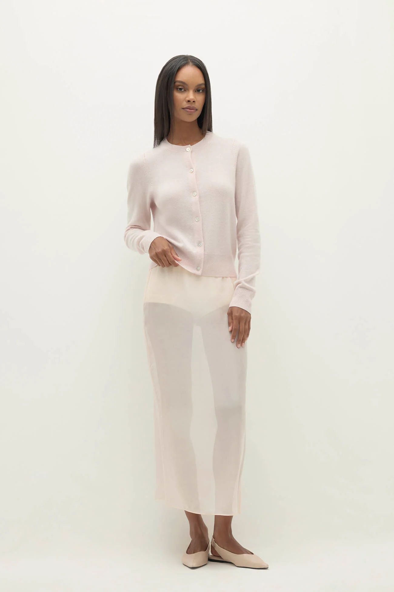 JAYLA BUTTON-UP CASHMERE CARDIGAN - Image 25