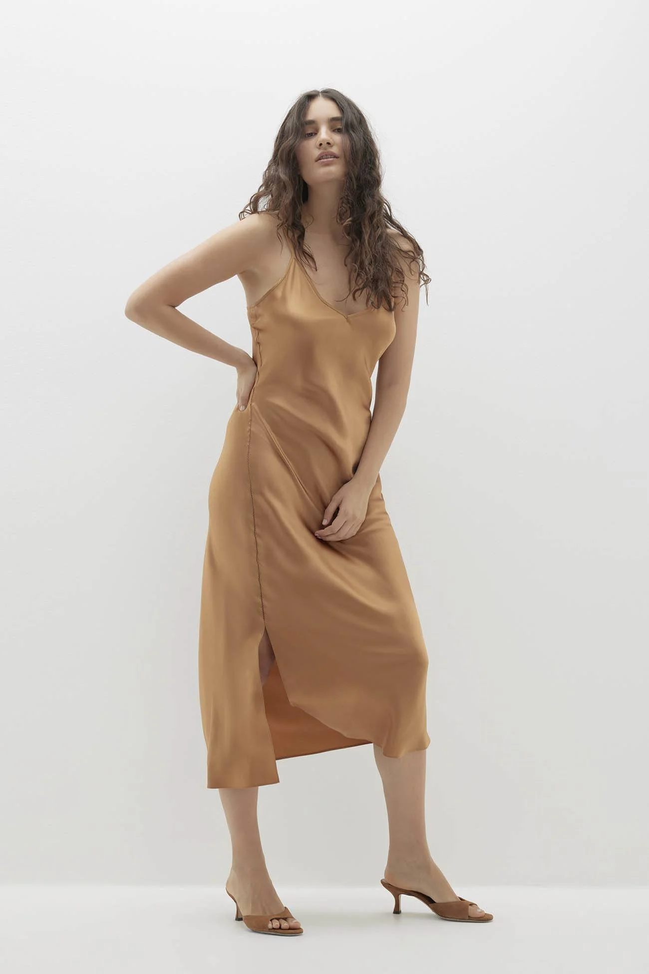 JENNA SILK MIDI DRESS - Image 11