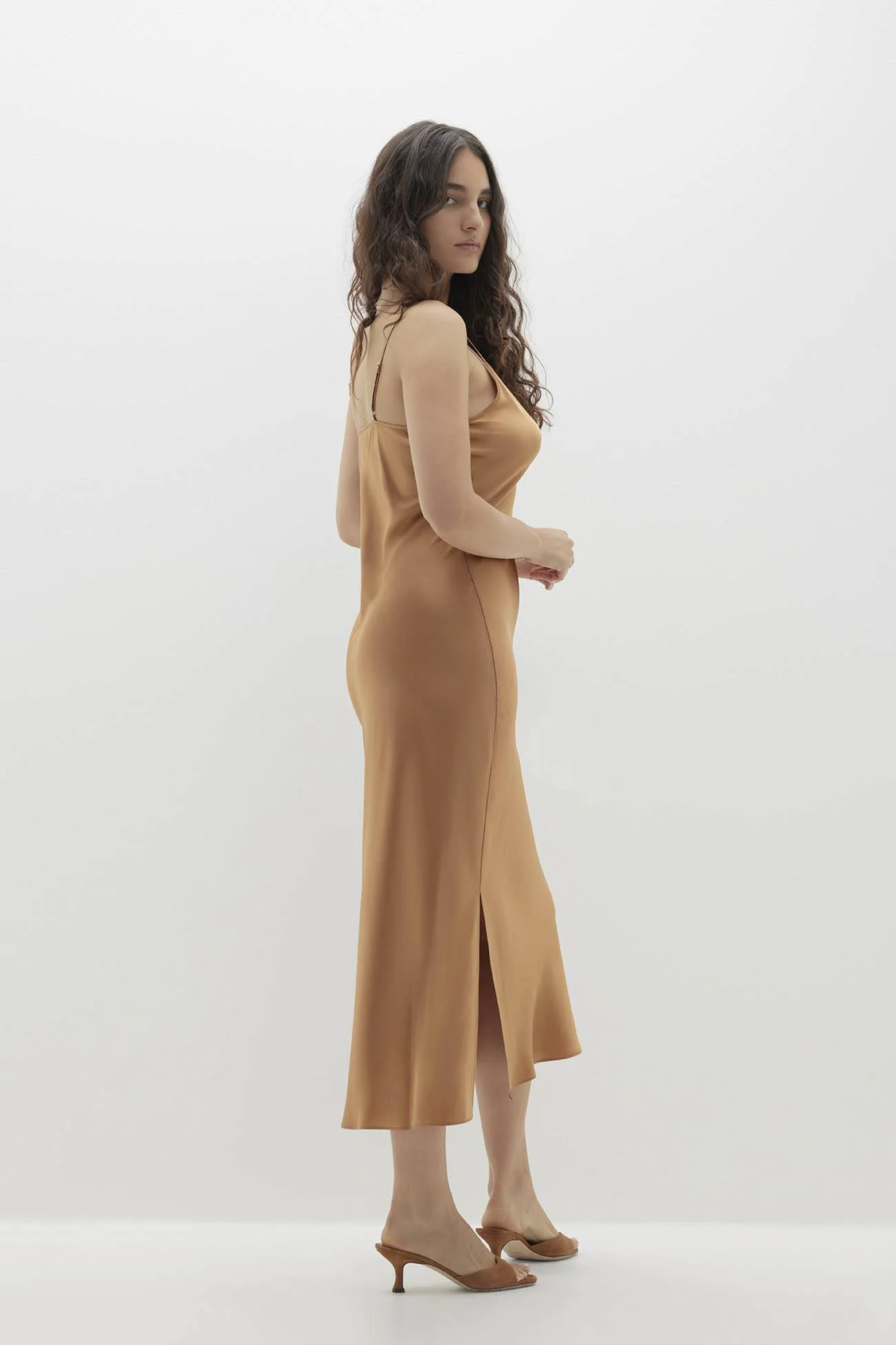 JENNA SILK MIDI DRESS - Image 9