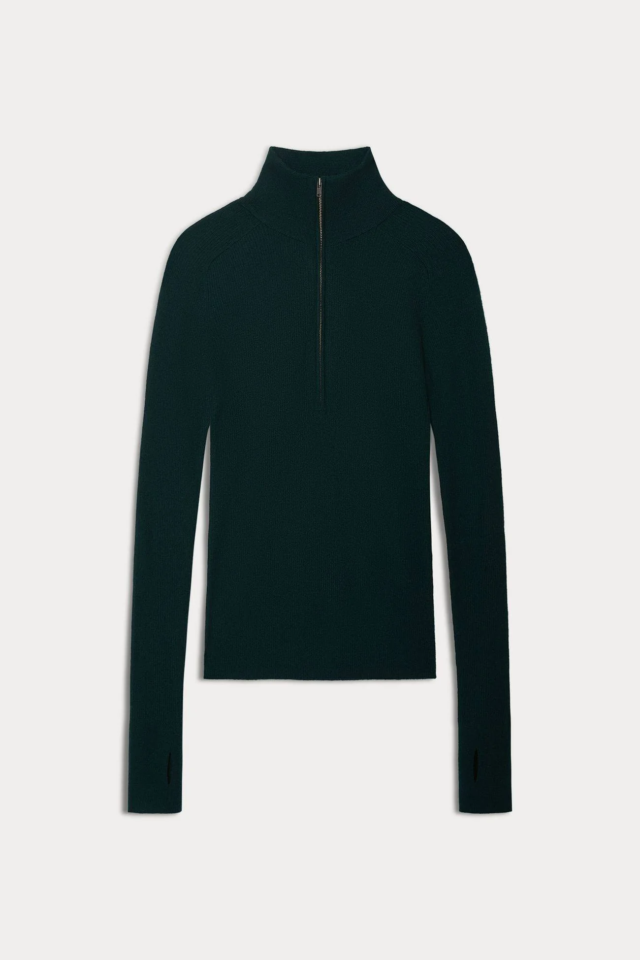 JULIETTE FITTED CASHMERE QUARTER-ZIP - Image 8