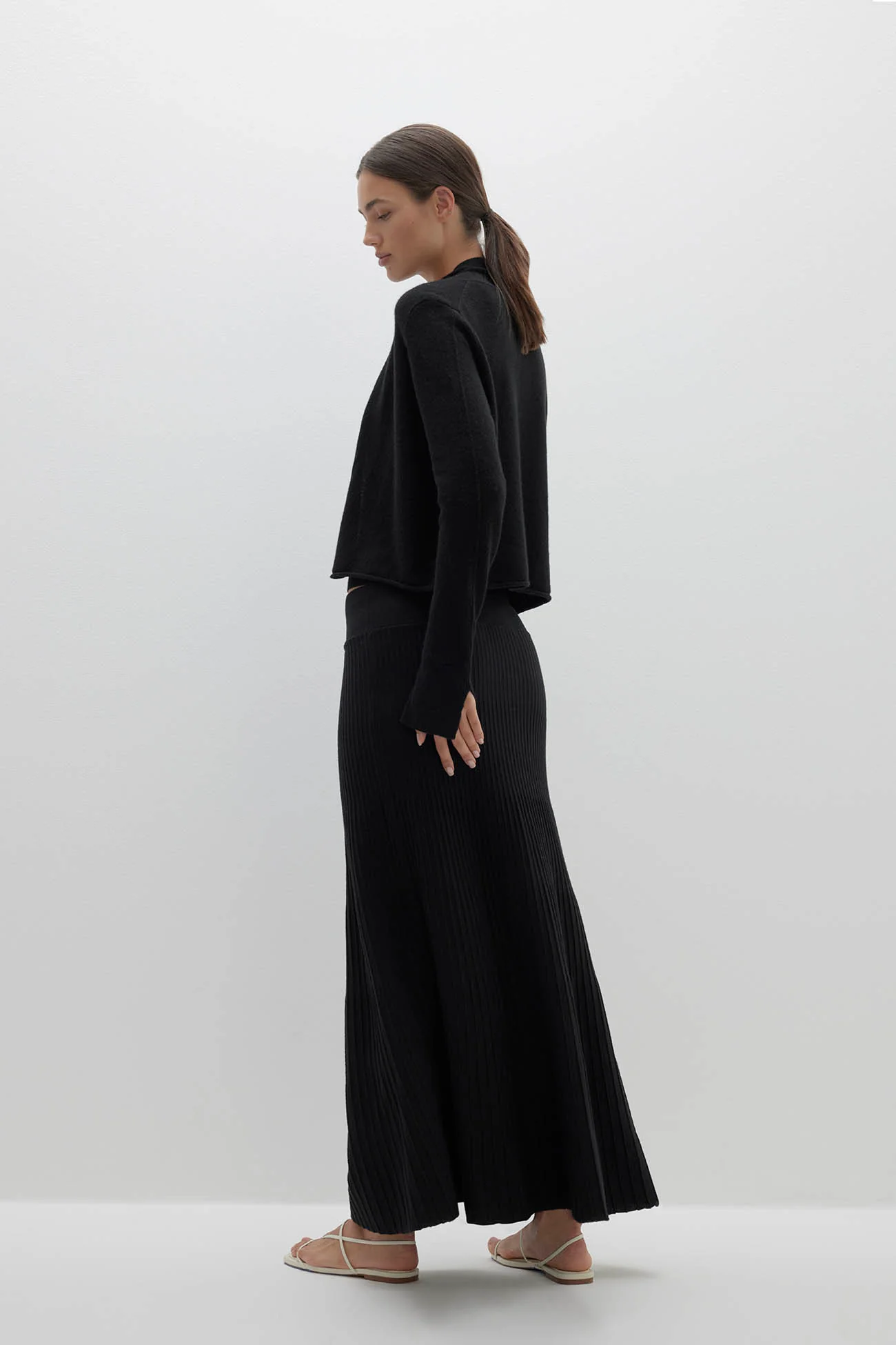 JUNO CROPPED CASHMERE CARDIGAN - Image 8