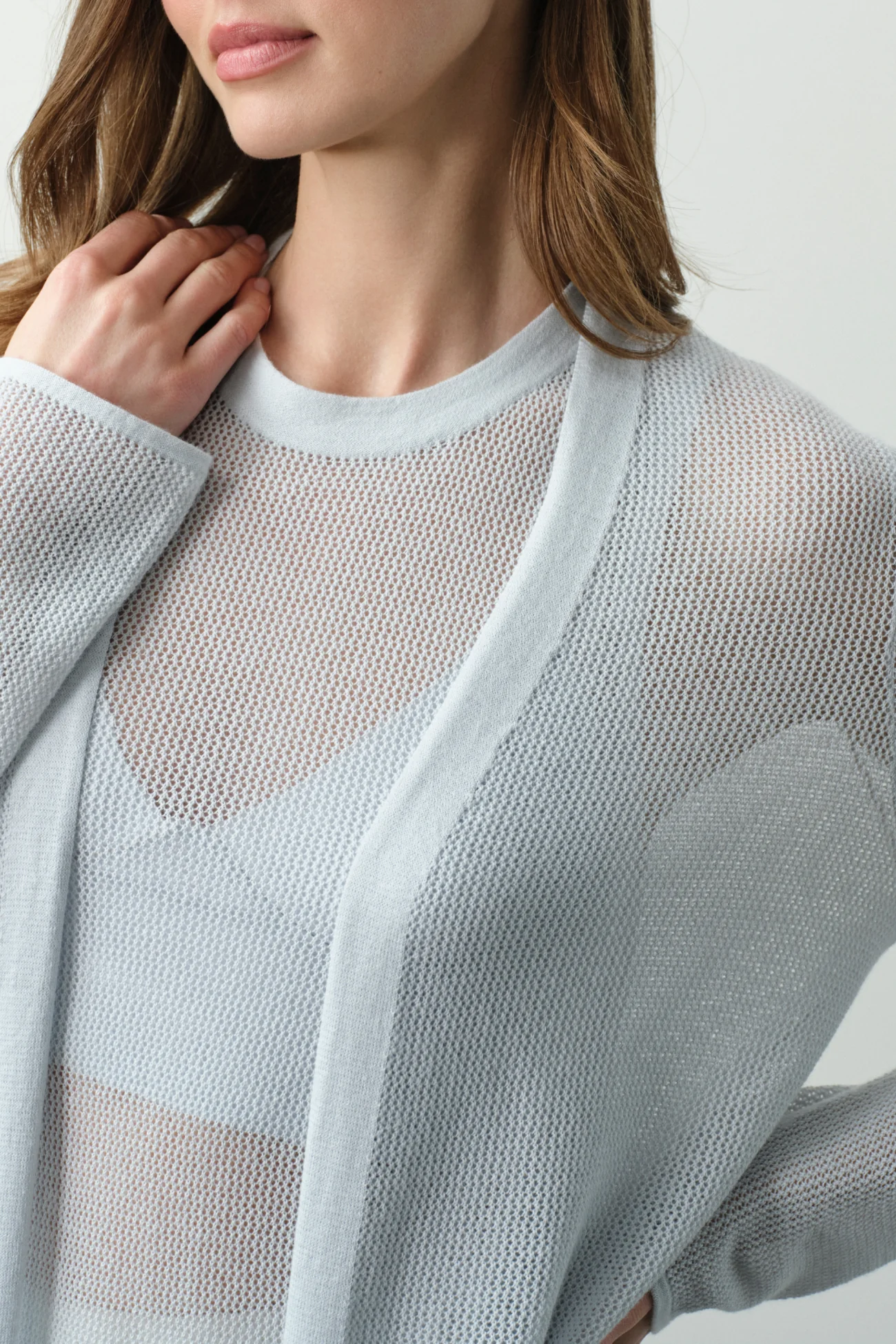 KEALA COTTON CASHMERE LONGLINE CARDIGAN - Image 8