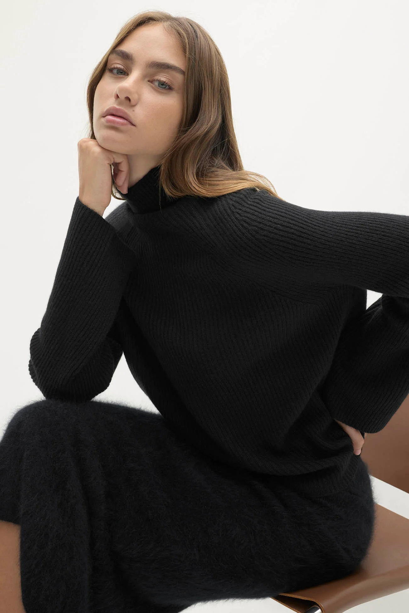 KORA CASHMERE MOCK NECK SWEATER - Image 20