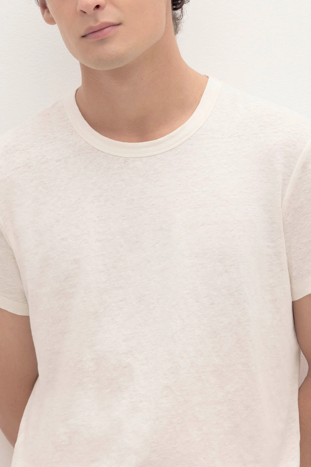 KYLE LINEN CREWNECK TEE - Image 6