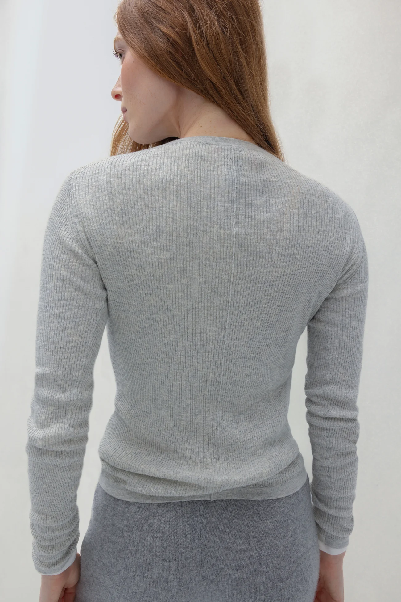 LONG-SLEEVE RIBBED TEE - Image 10