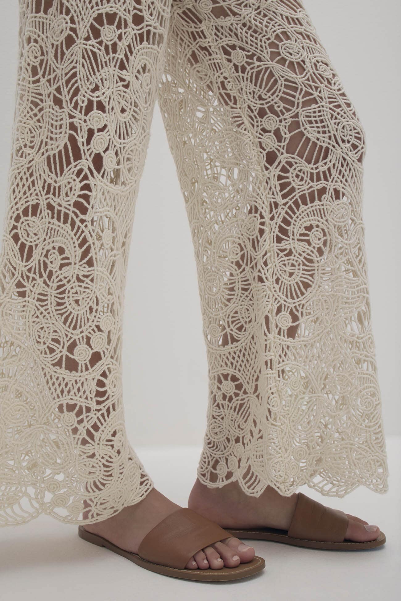 LORRAINE CROCHET CASHMERE BLEND PANT - Image 11