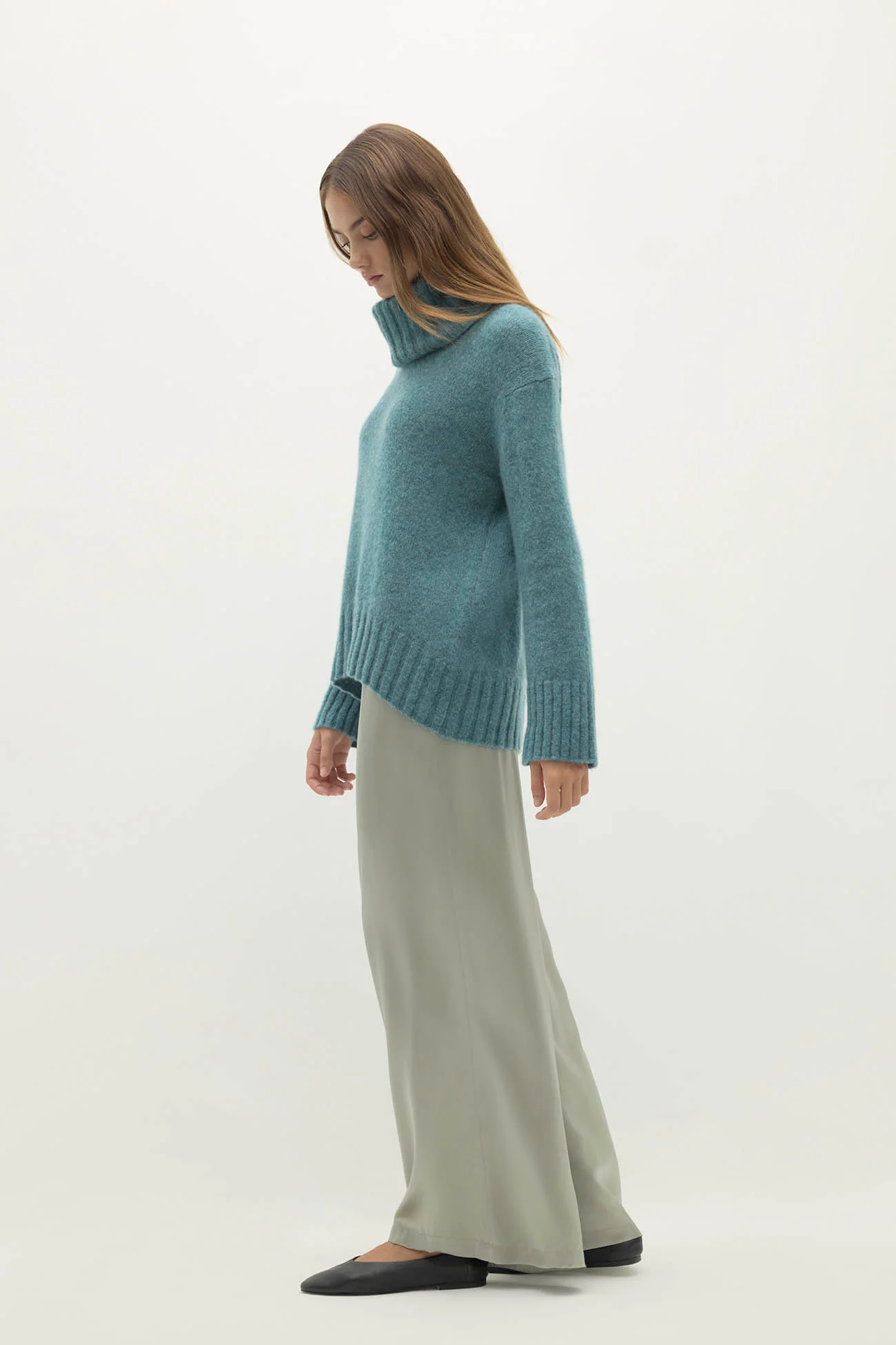 MARTINA CLOUD SPUN CASHMERE TURTLENECK - Image 5