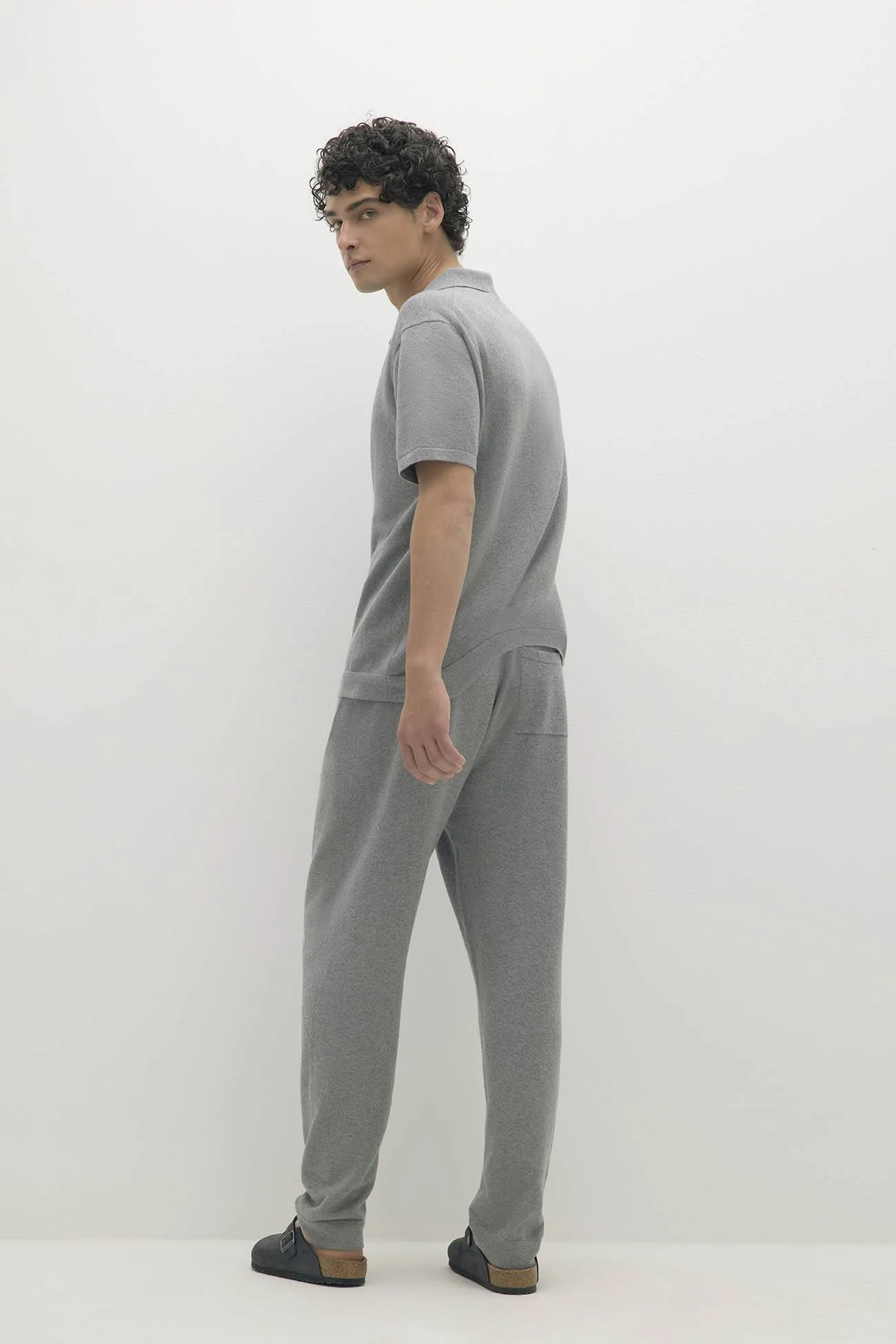 MATTEO COTTON CASHMERE BUTTON-UP SHIRT - Image 3