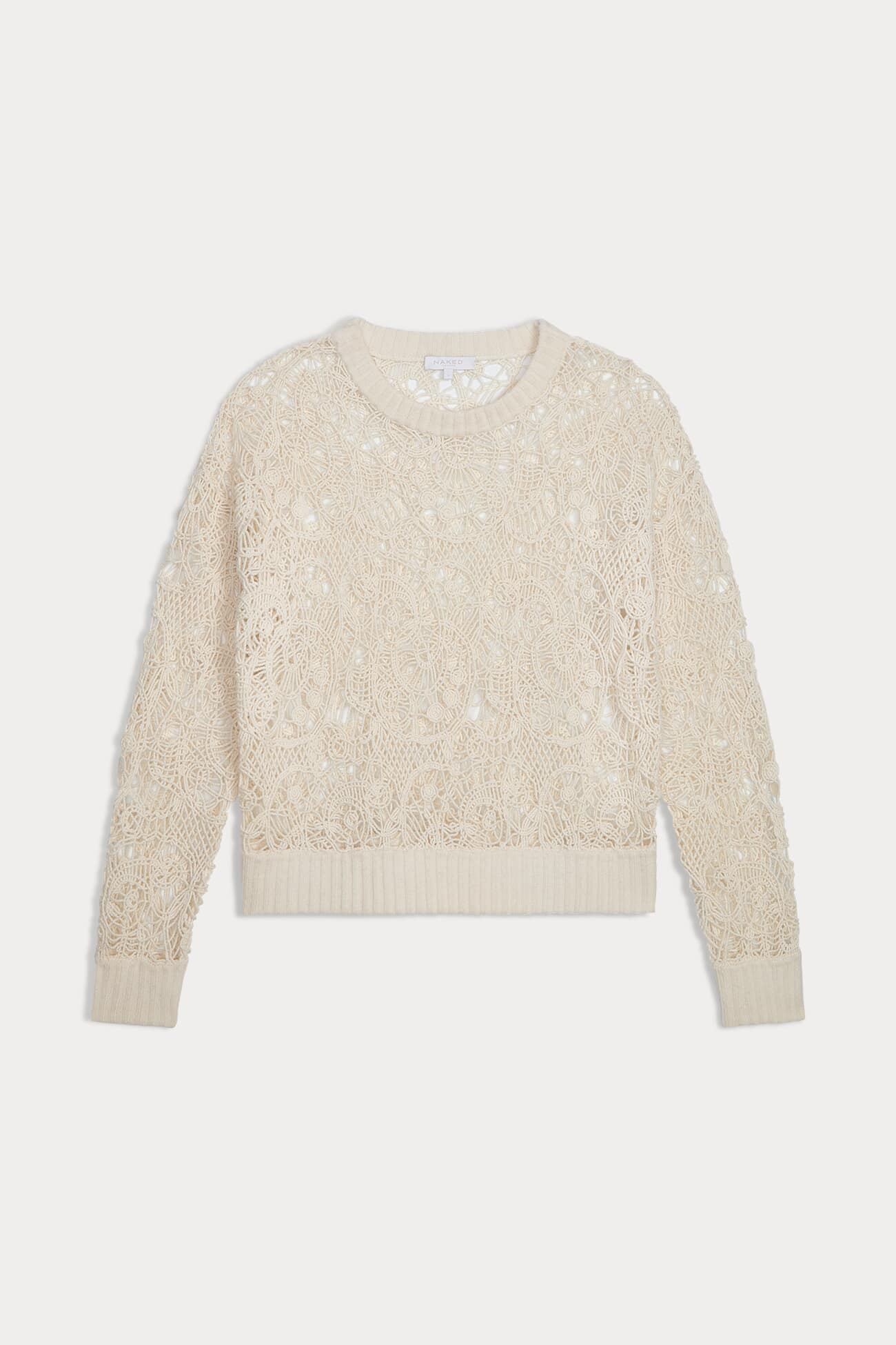 MONICA CROCHET CASHMERE BLEND CREWNECK - Image 15