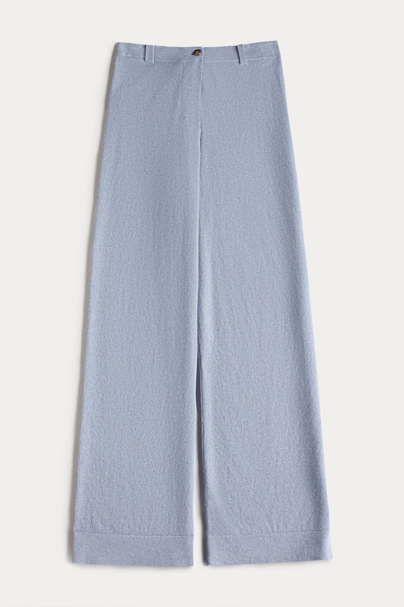 NAPLES DENIM CASHMERE WIDE LEG PANTS - Image 14
