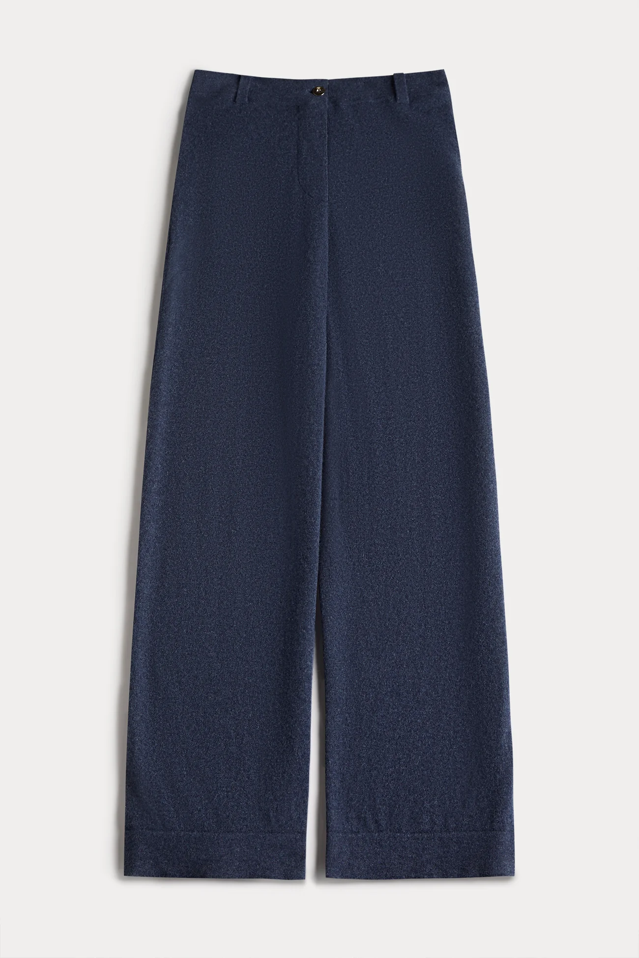 NAPLES DENIM CASHMERE WIDE LEG PANTS - Image 7
