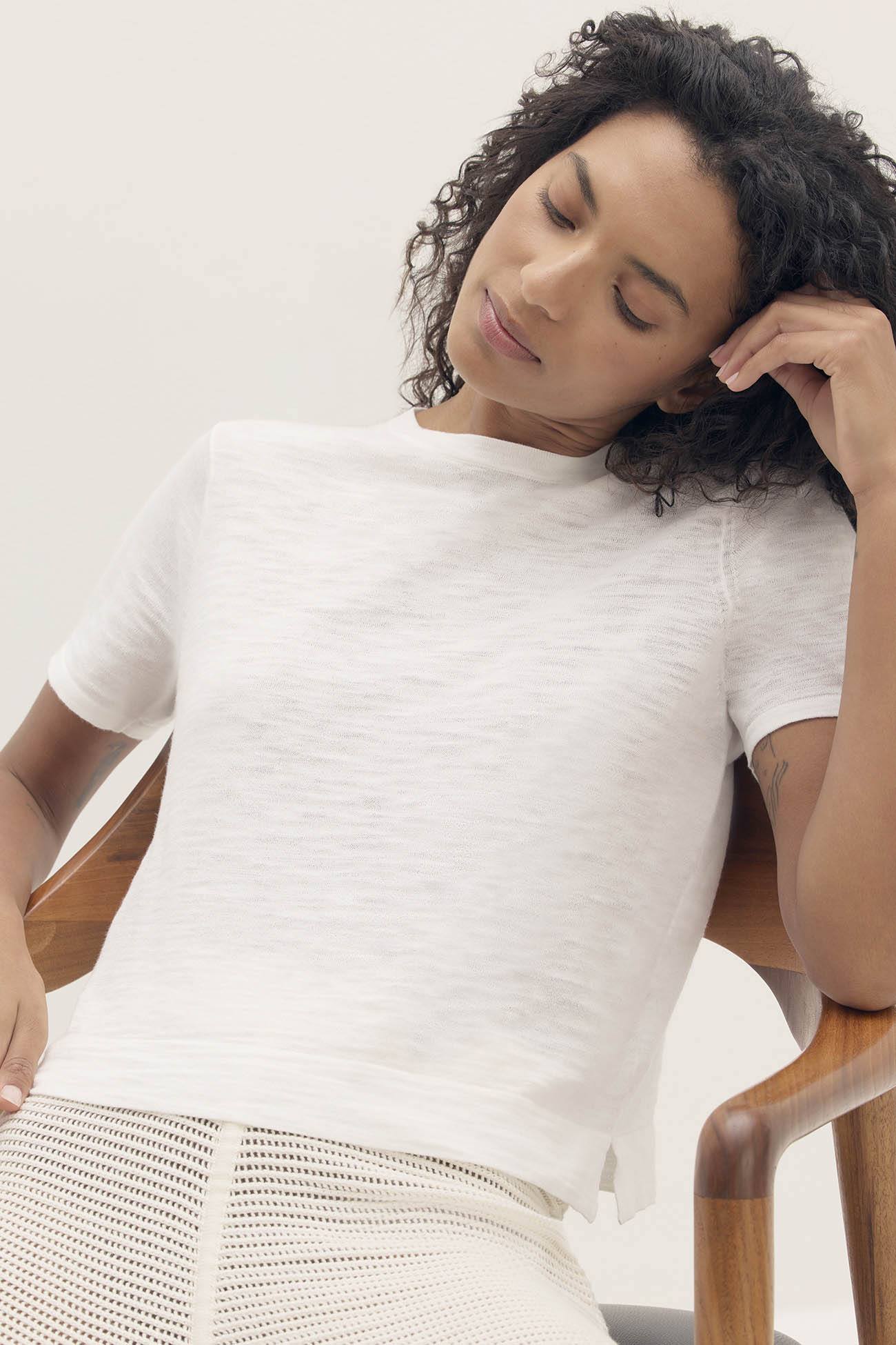 NELLA ORGANIC COTTON CREWNECK TEE - Image 10