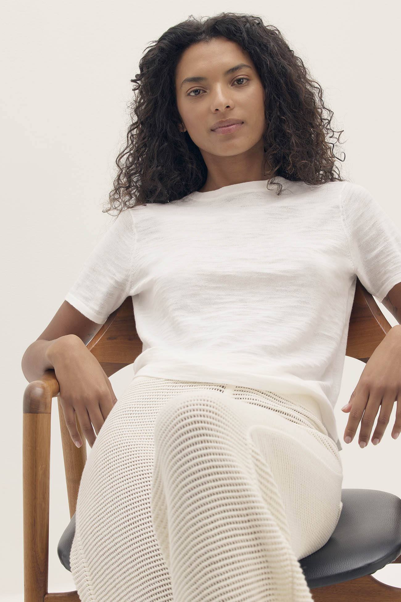 NELLA ORGANIC COTTON CREWNECK TEE - Image 9