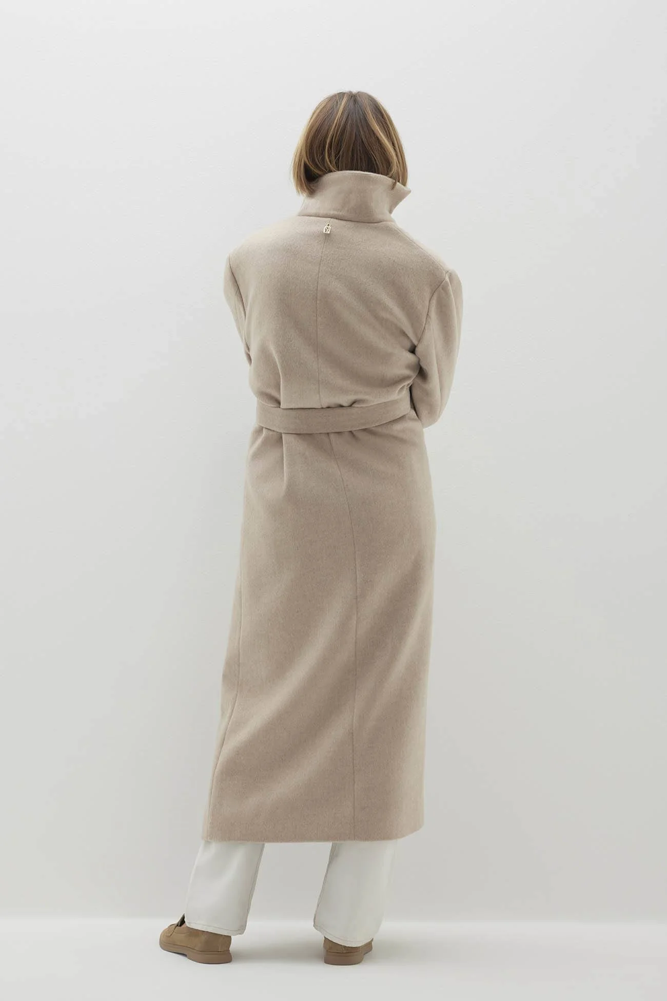 OTTILIE LONG WOOL BLEND COAT - Image 12