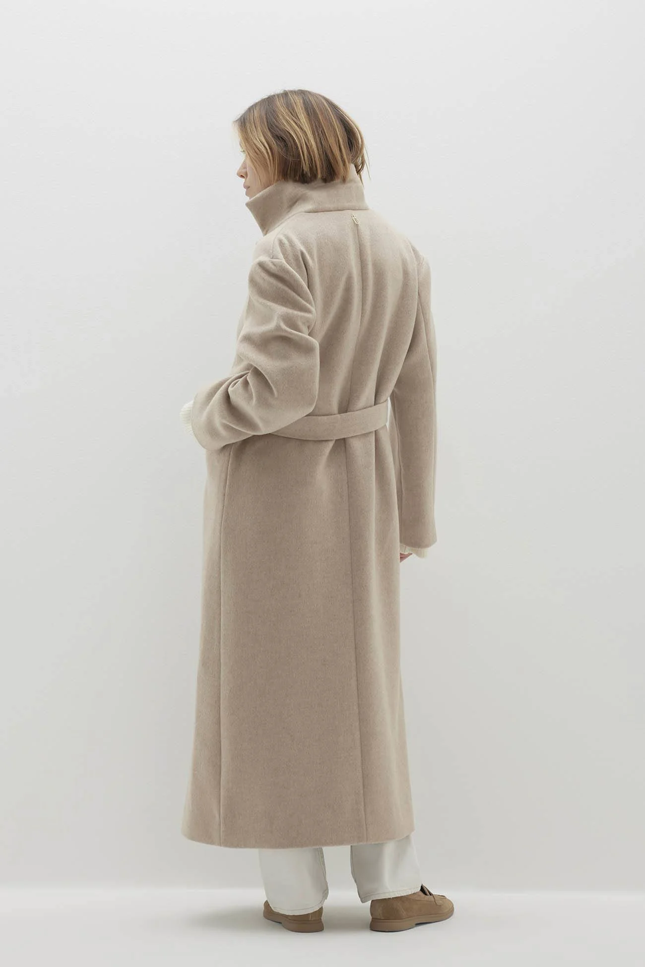 OTTILIE LONG WOOL BLEND COAT - Image 13