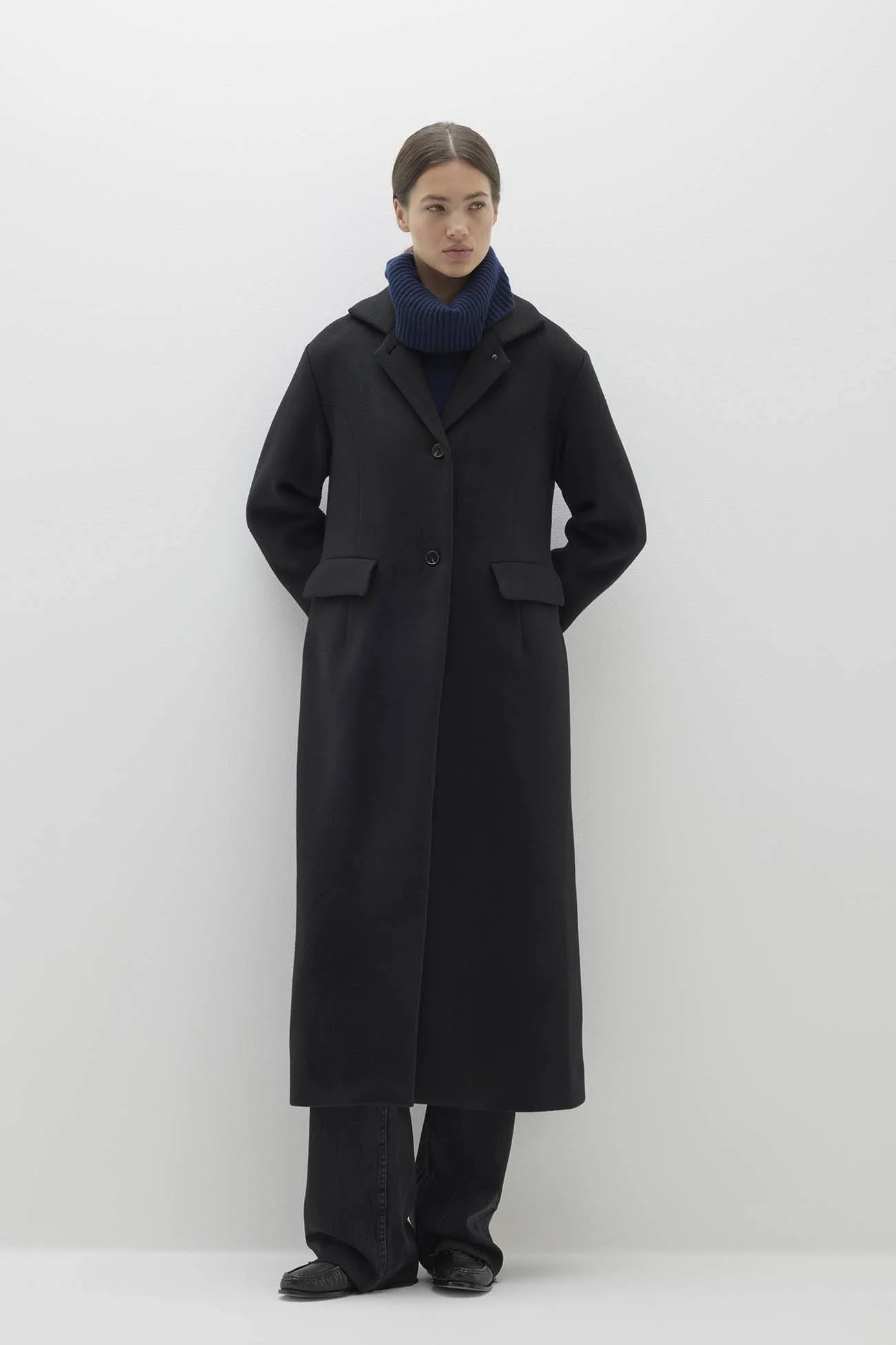 OTTILIE LONG WOOL BLEND COAT - Image 2
