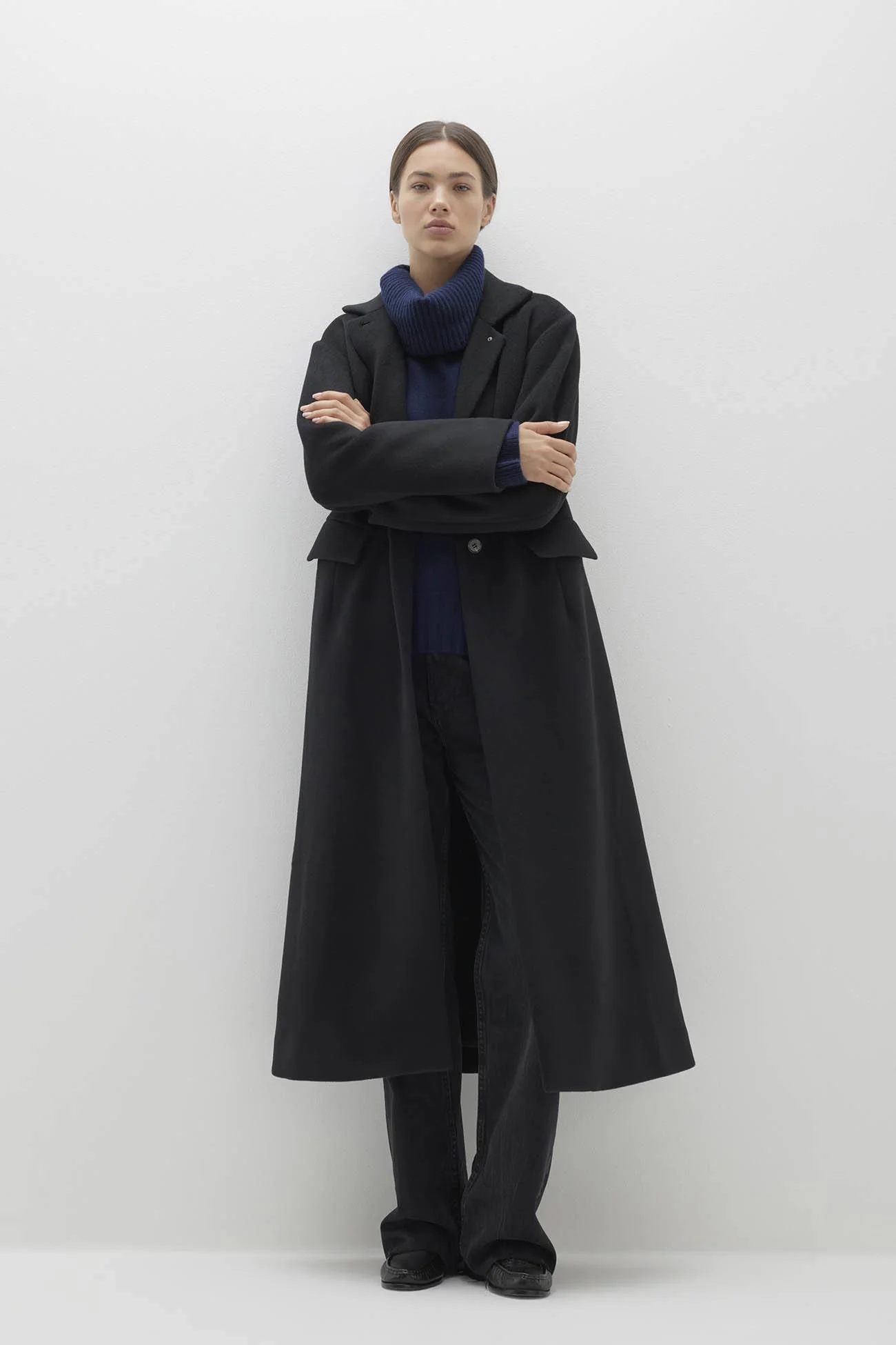 OTTILIE LONG WOOL BLEND COAT - Image 3