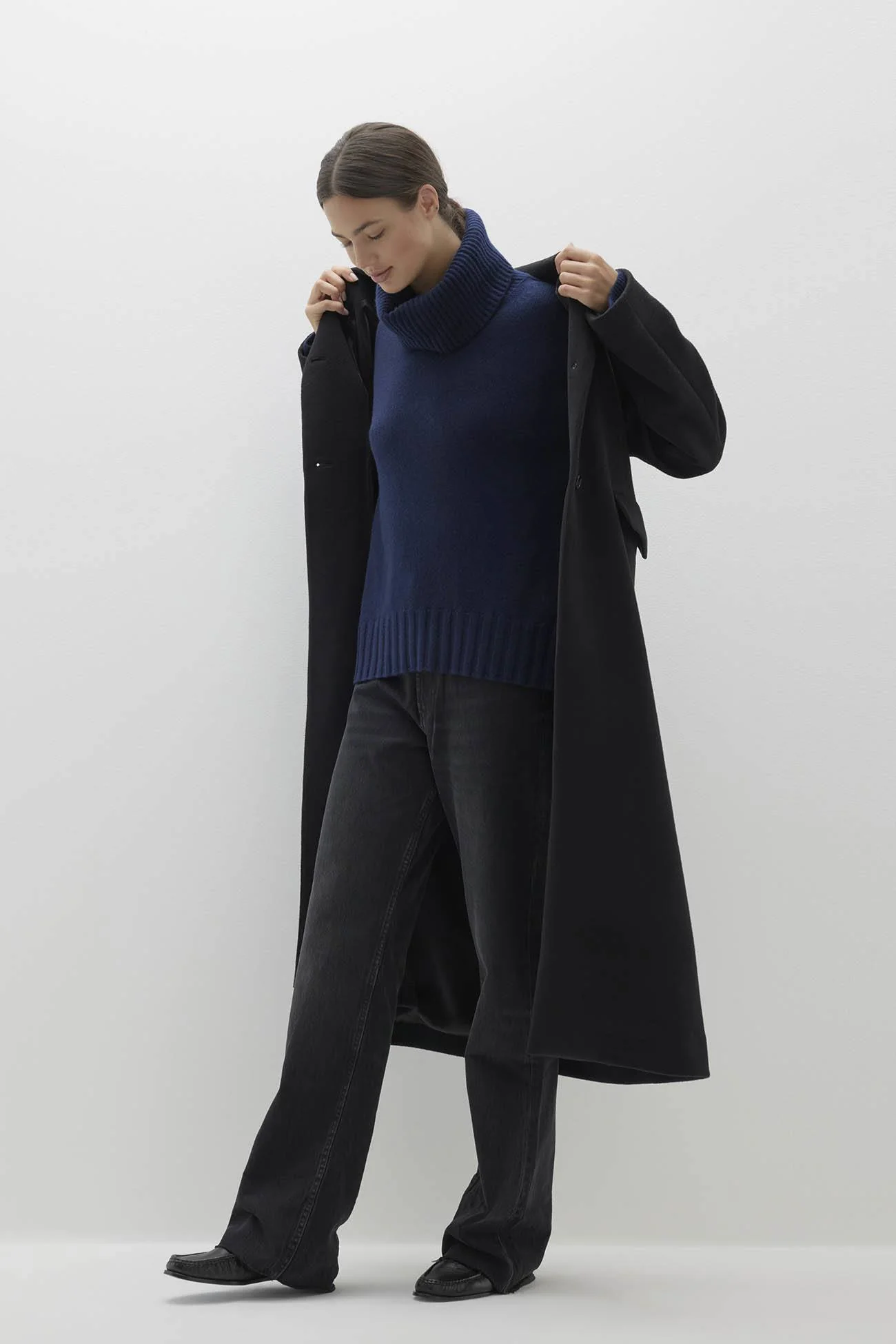 OTTILIE LONG WOOL BLEND COAT - Image 4