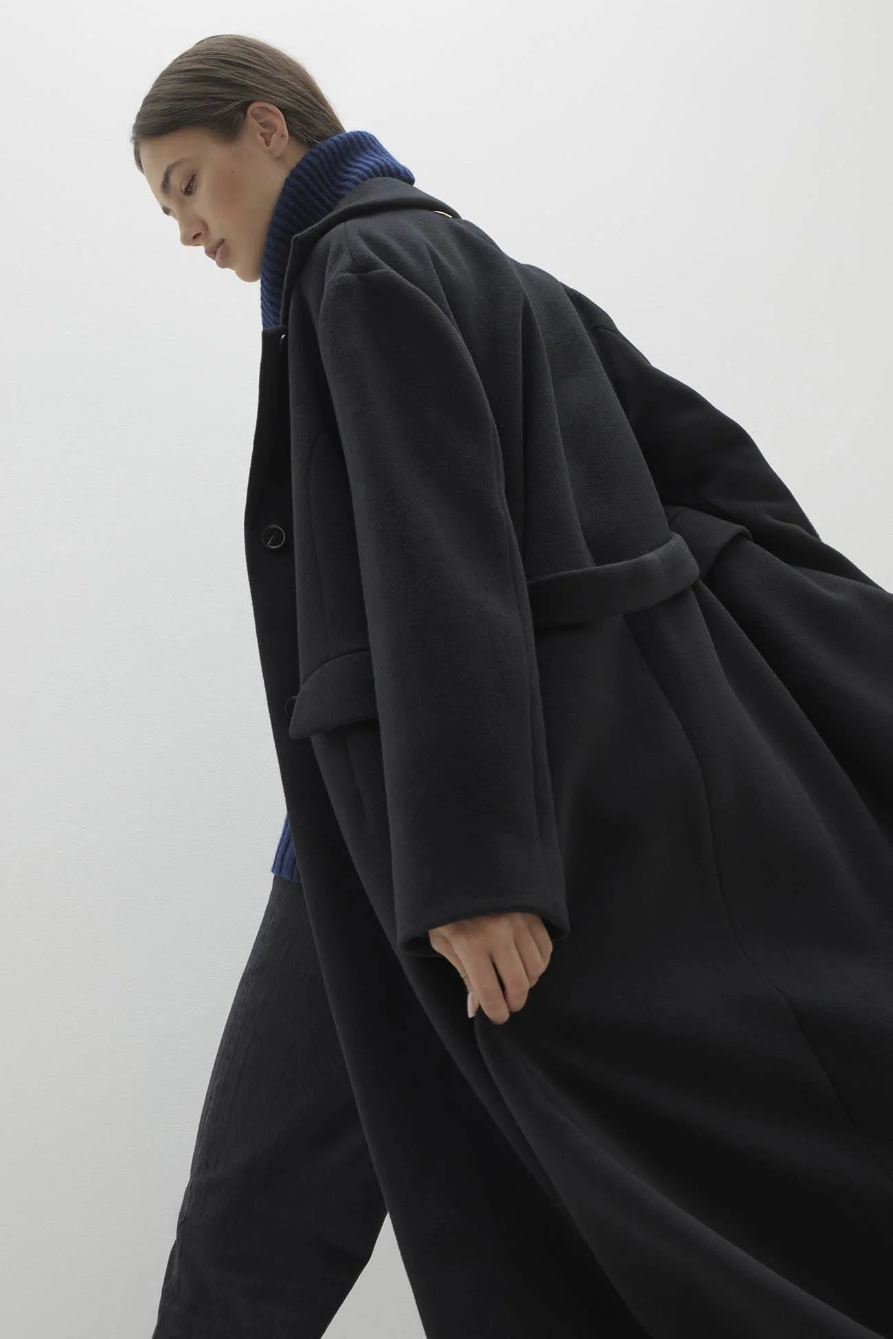 OTTILIE LONG WOOL BLEND COAT - Image 7