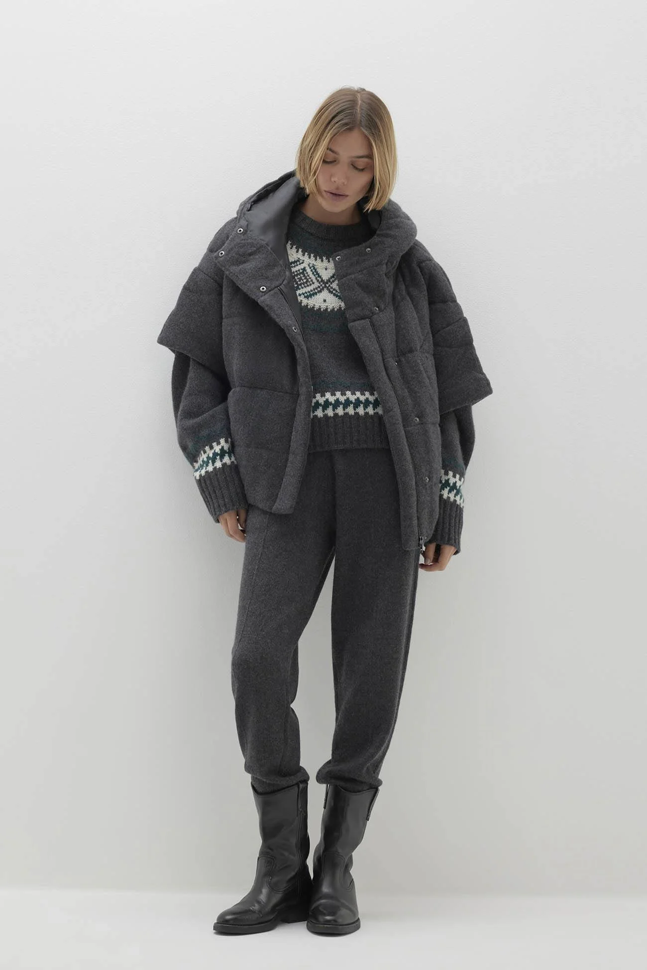 PATTI CASHMERE PUFFER JACKET - Image 10
