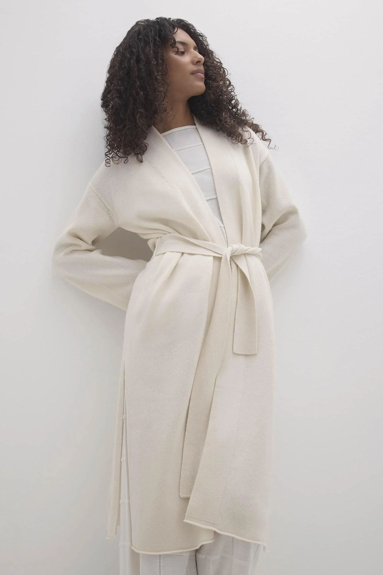 RIVIERA TIE-FRONT CASHMERE CARDIGAN - Image 3