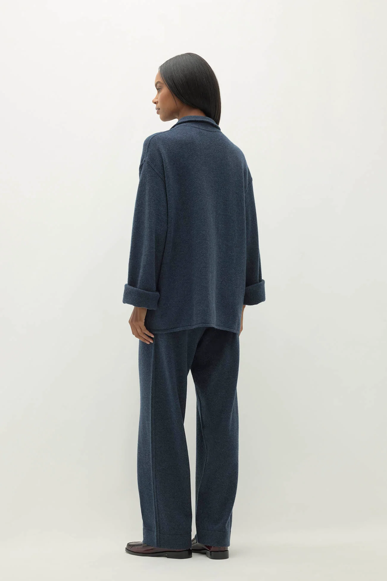 ROME DENIM CASHMERE CHORE JACKET - Image 4