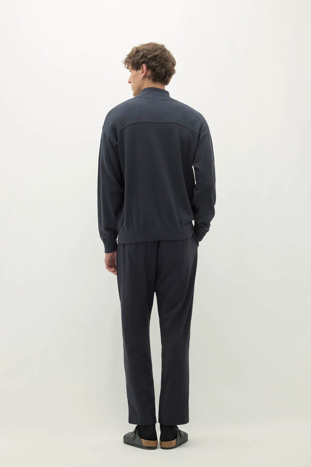 RONAN COTTON CASHMERE HALF-ZIP - Image 8