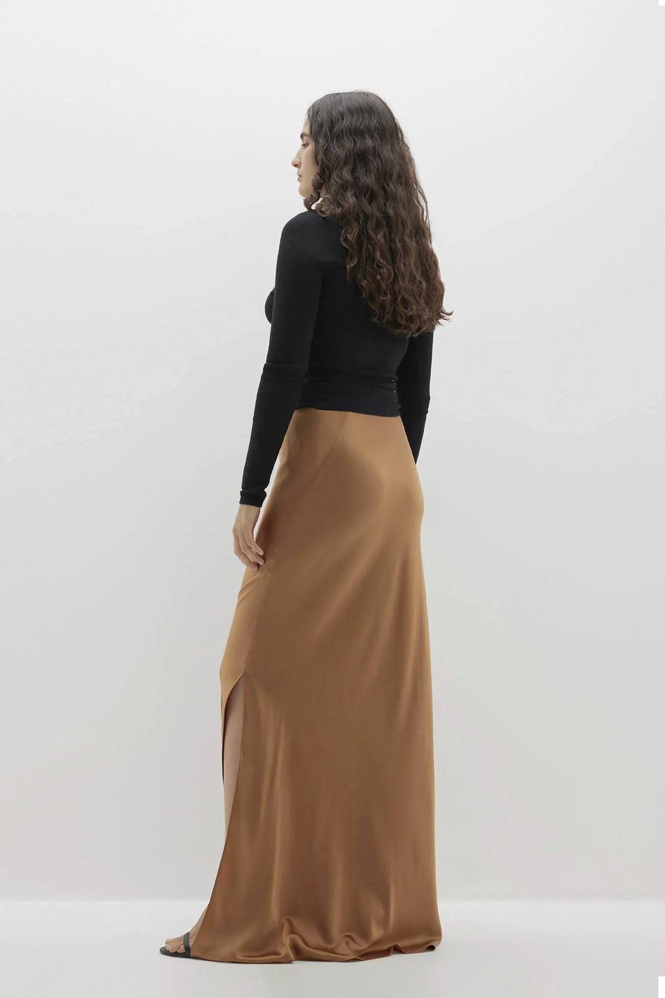 SIREN SILK MAXI SKIRT - Image 9
