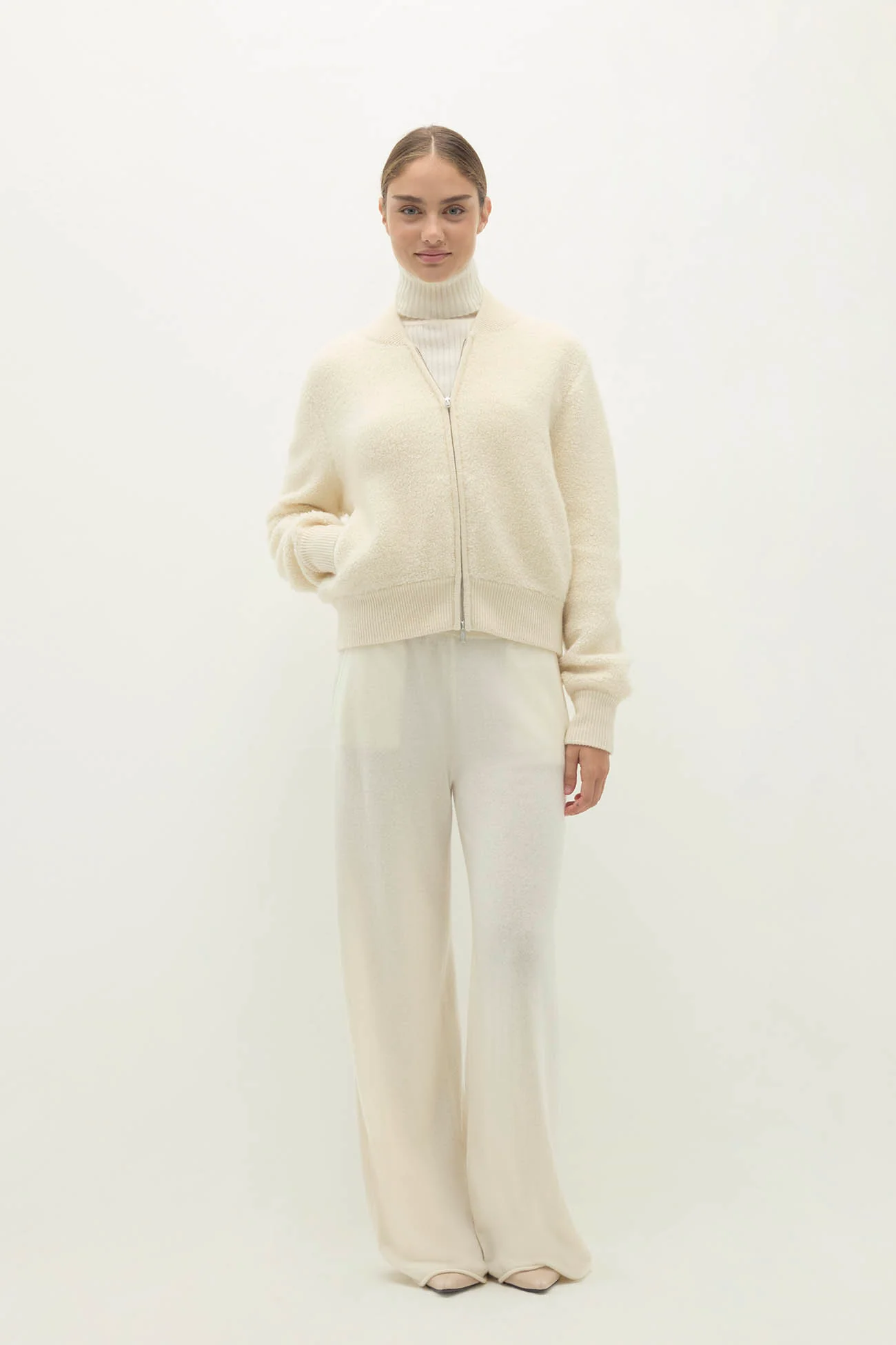STEFANIA TERRY BOMBER JACKET