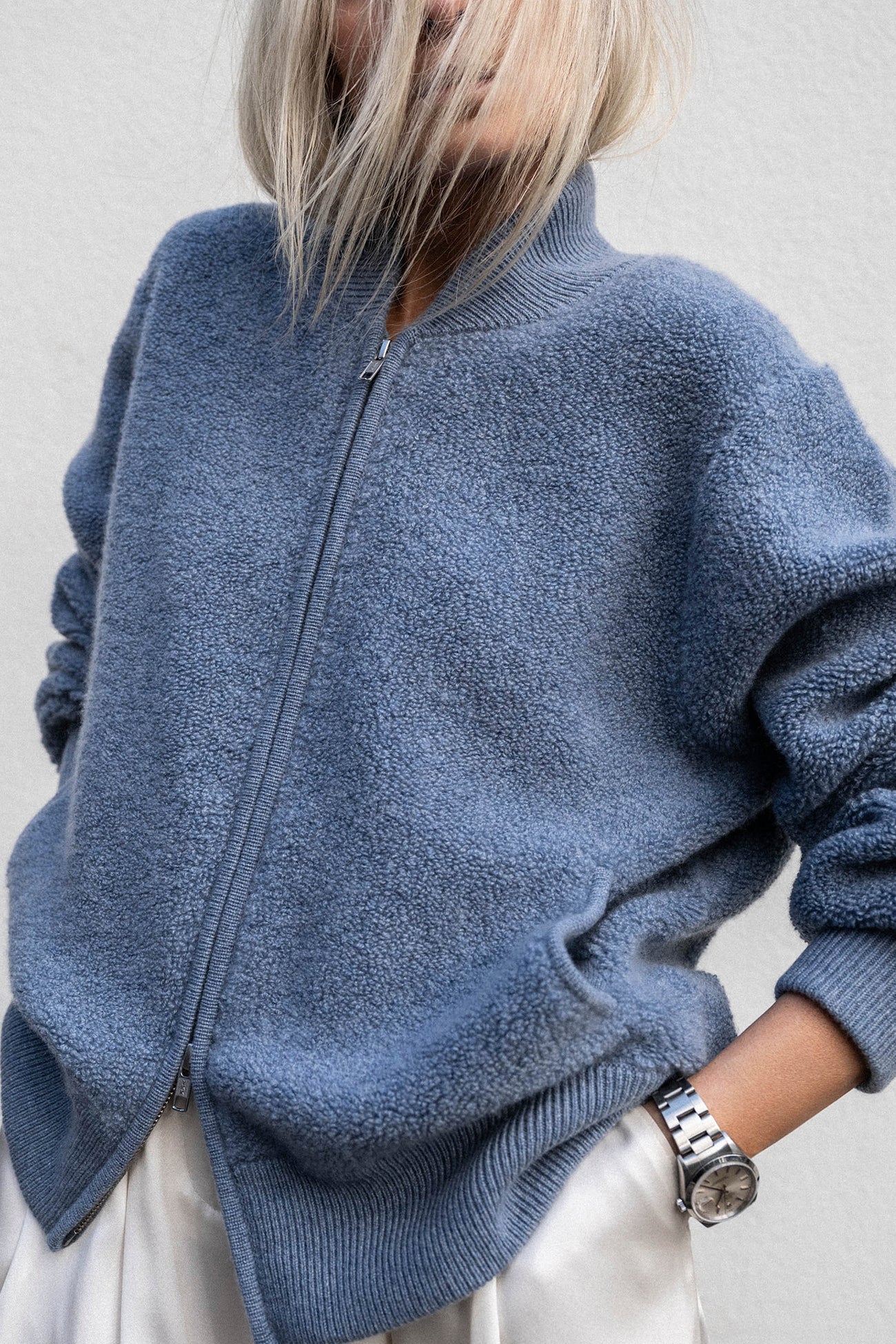 STEFANIA TERRY BOMBER JACKET - Image 10