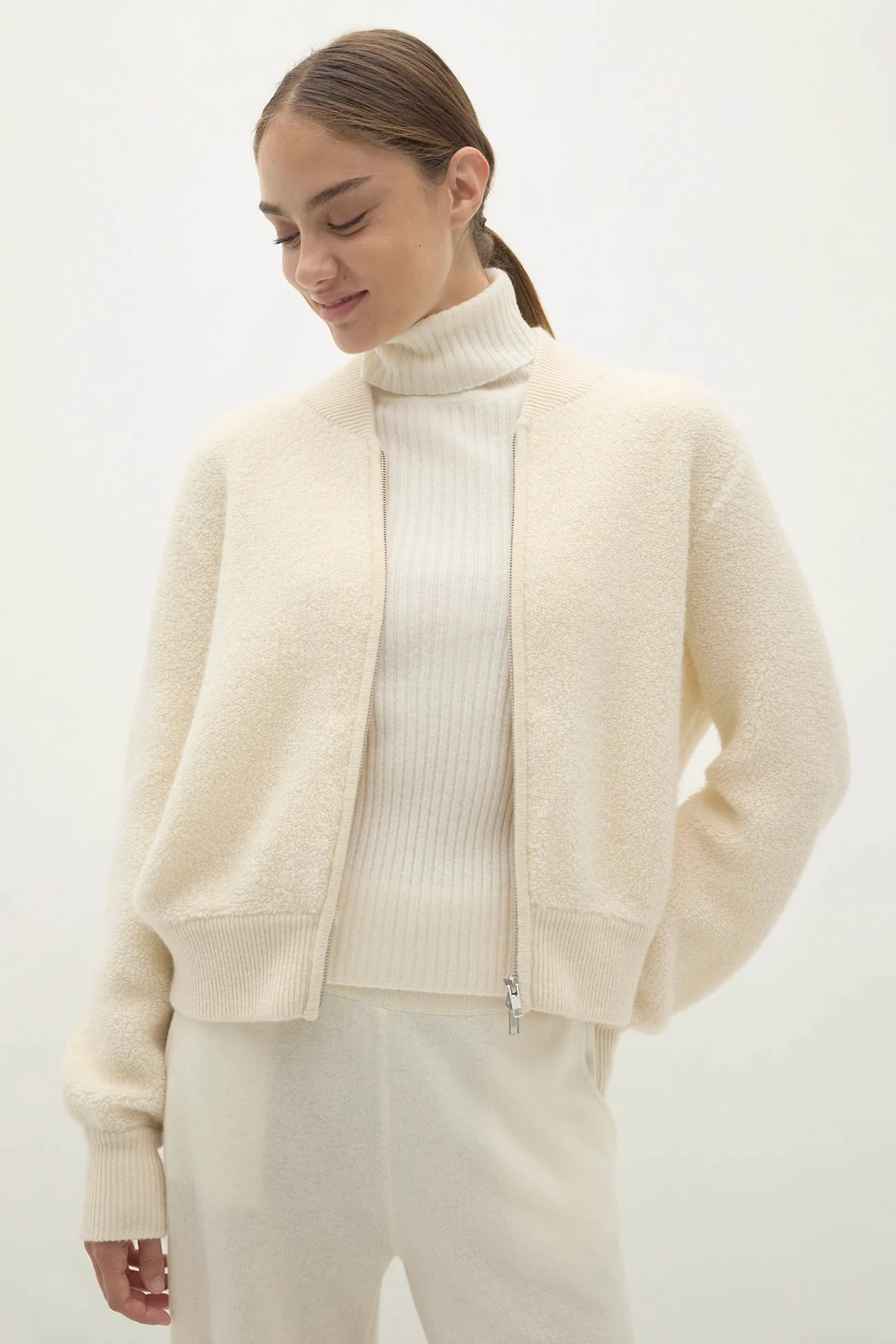 STEFANIA TERRY BOMBER JACKET - Image 4