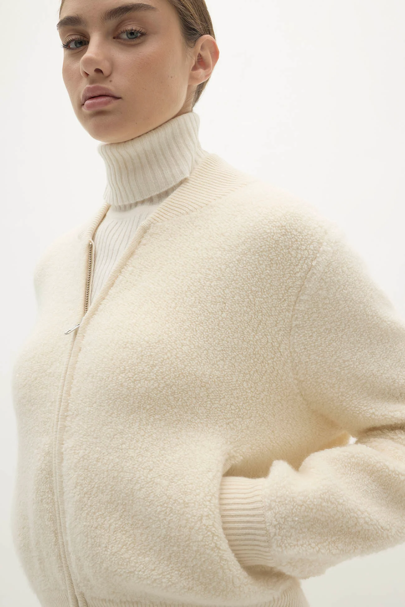 STEFANIA TERRY BOMBER JACKET - Image 5