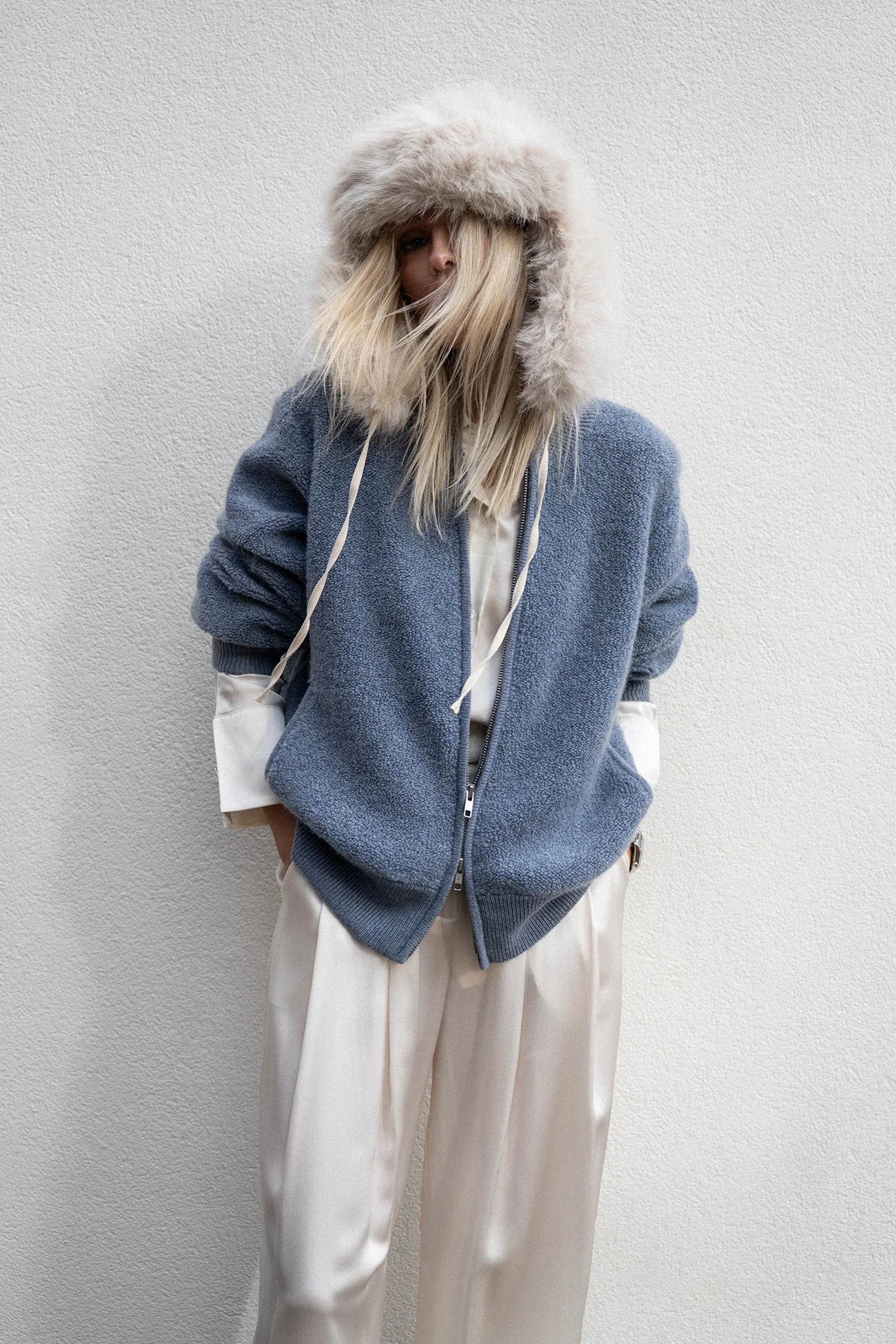 STEFANIA TERRY BOMBER JACKET - Image 7