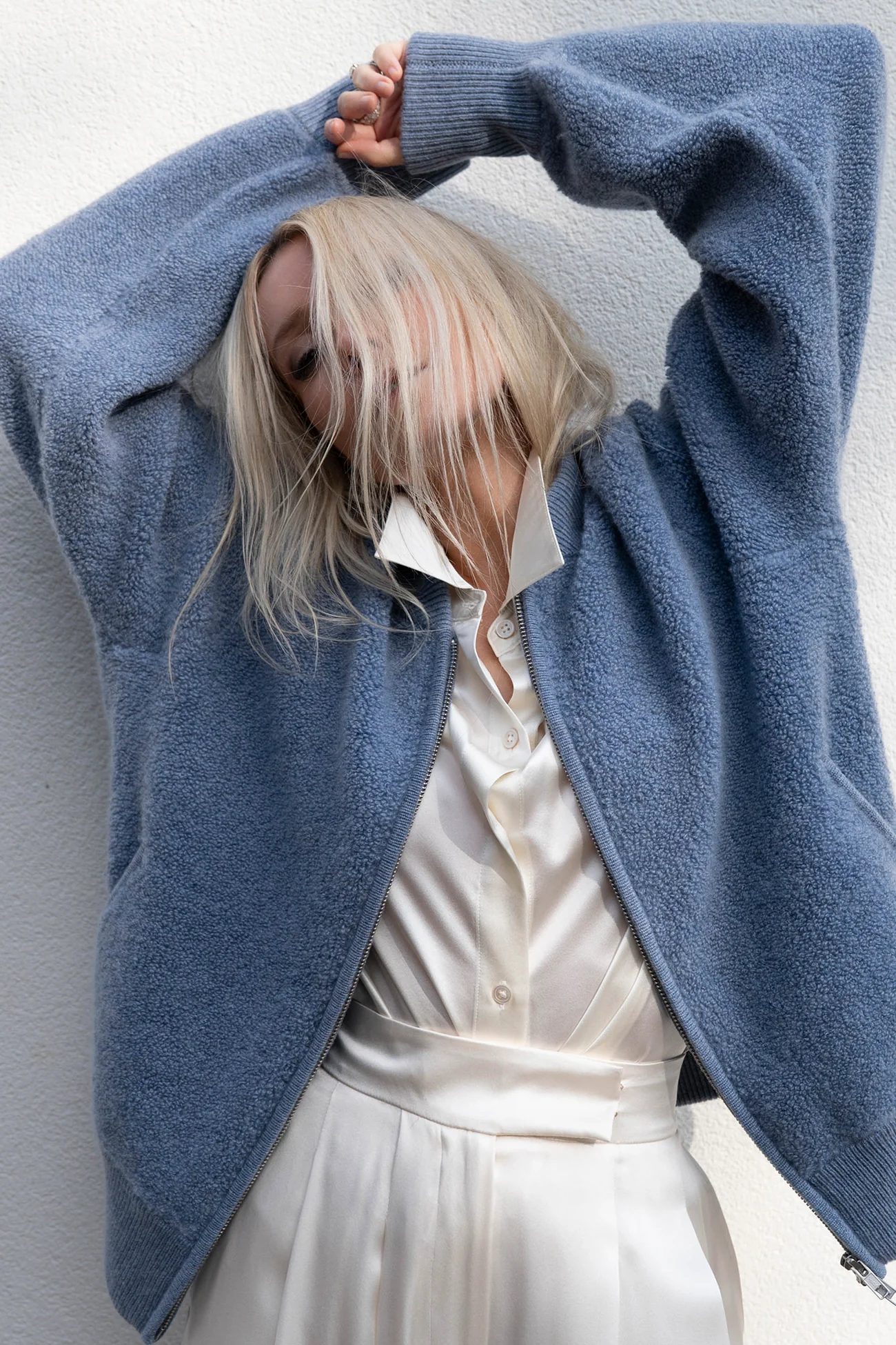 STEFANIA TERRY BOMBER JACKET - Image 8