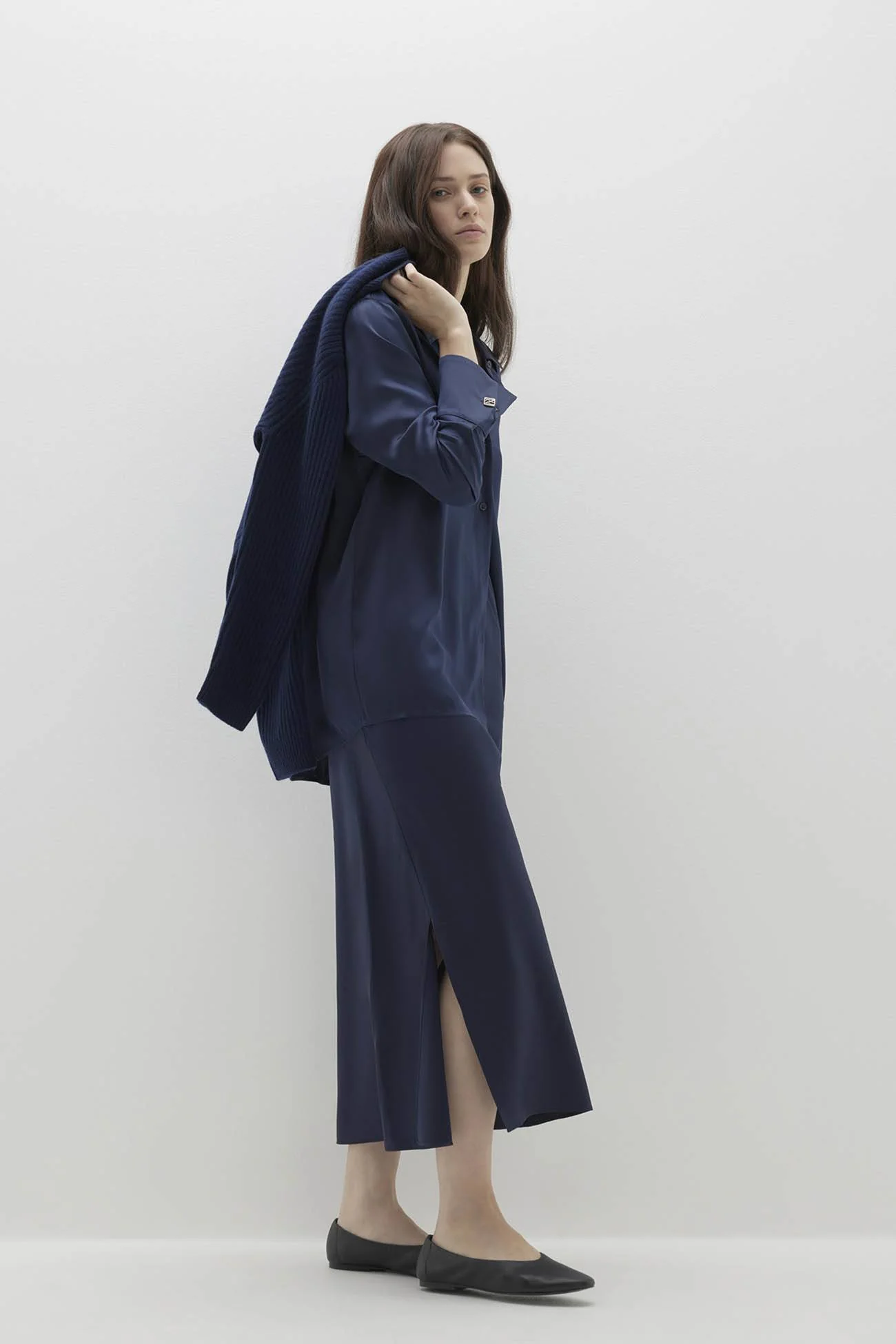 SUVI SILK BUTTON-UP SHIRT - Image 14
